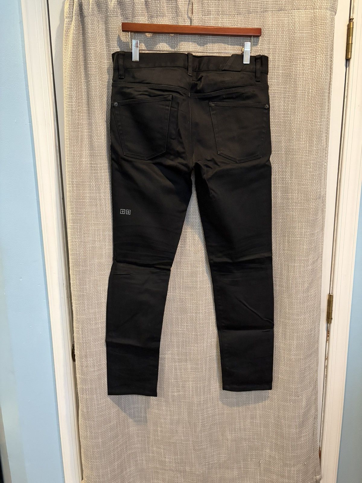 Ksubi Ksubi Chitch Mad Wax Dark Black Skinny Denim Jeans Size US 30 / EU 46 - 2 Thumbnail