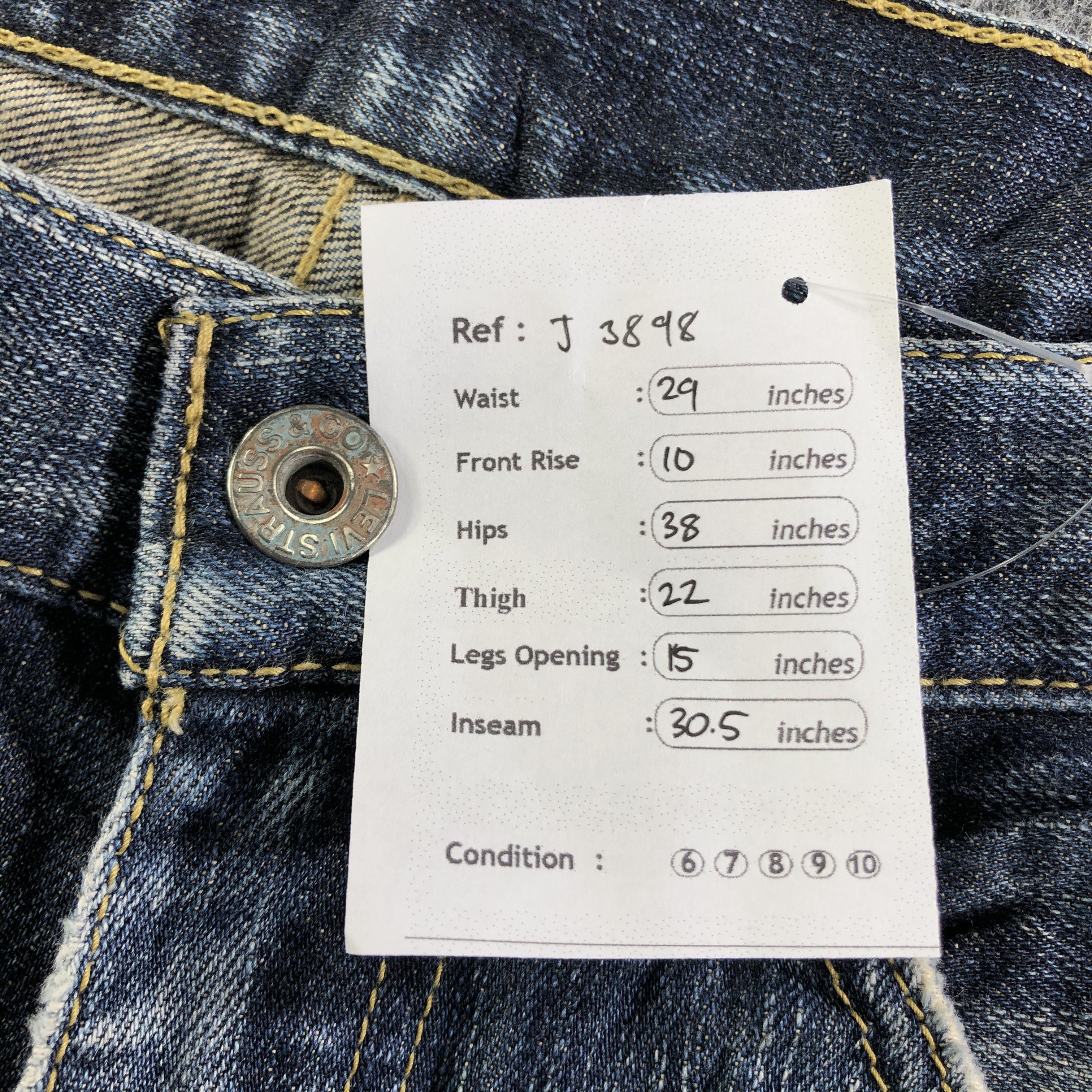 Levi's Vintage Levis 502 Jeans-J3898 Size US 29 - 12 Thumbnail