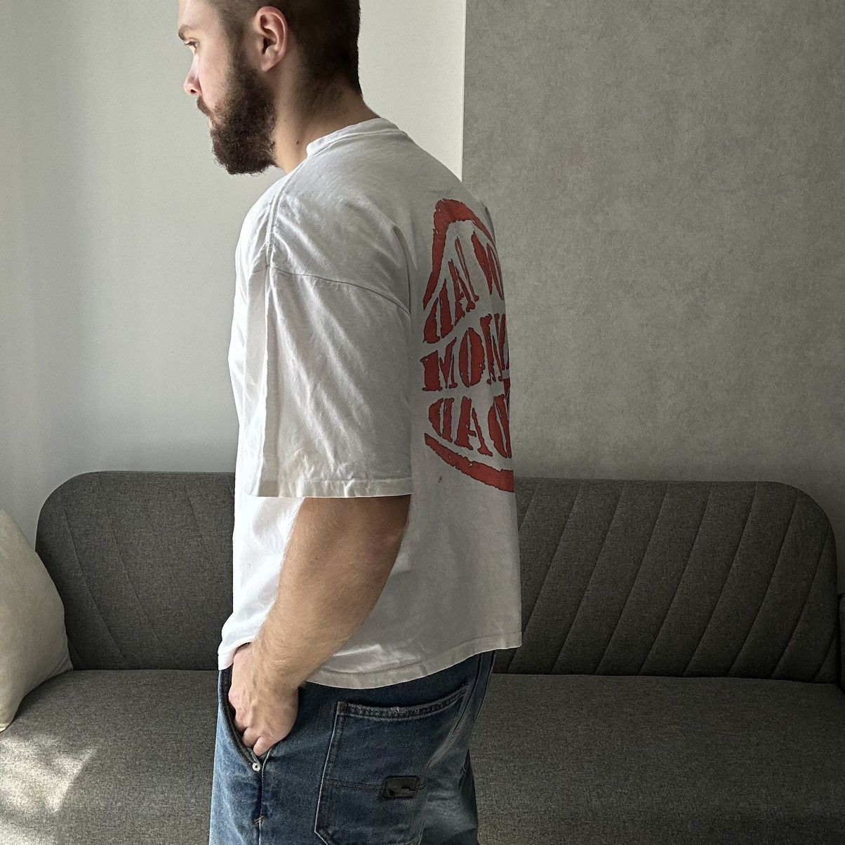 Vintage Vintage Japanese Style Too Rad For Mom and Dad Joke Y2K Size US L / EU 52-54 / 3 - 4 Thumbnail