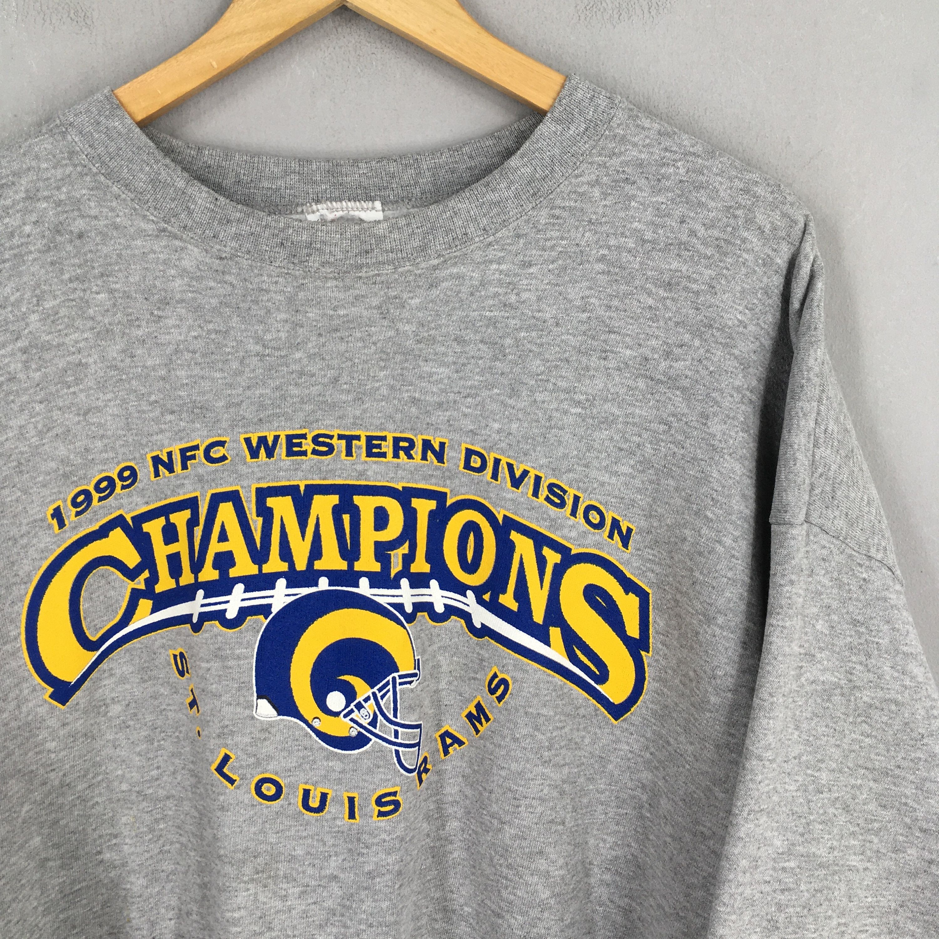 NFL × Vintage Vintage St. Louis Rams Football NFL Sweatshirt XLarge Size US XL / EU 56 / 4 - 2 Thumbnail