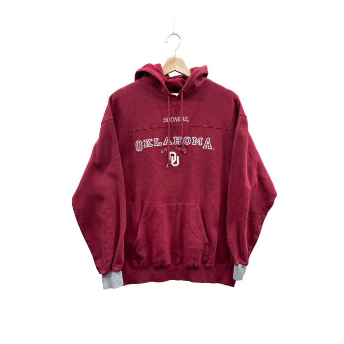 Vintage Vintage 1990's Oklahoma Sooners Embroidered Hoodie | Grailed