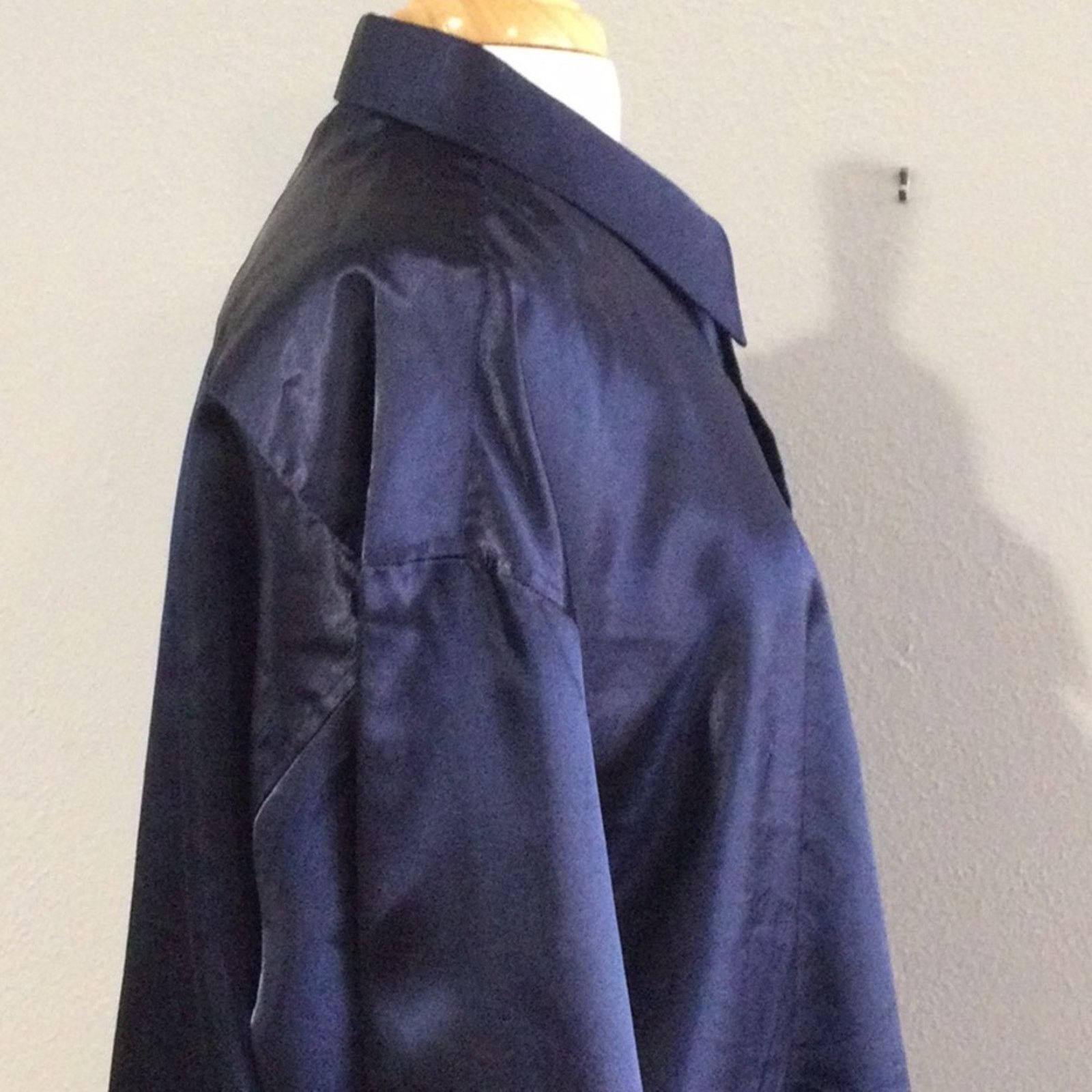 Jordan Craig Jordan Craig Men's Navy Long Sleeve Collared Shirt Size 2XL Size US XXL / EU 58 / 5 - 5 Thumbnail