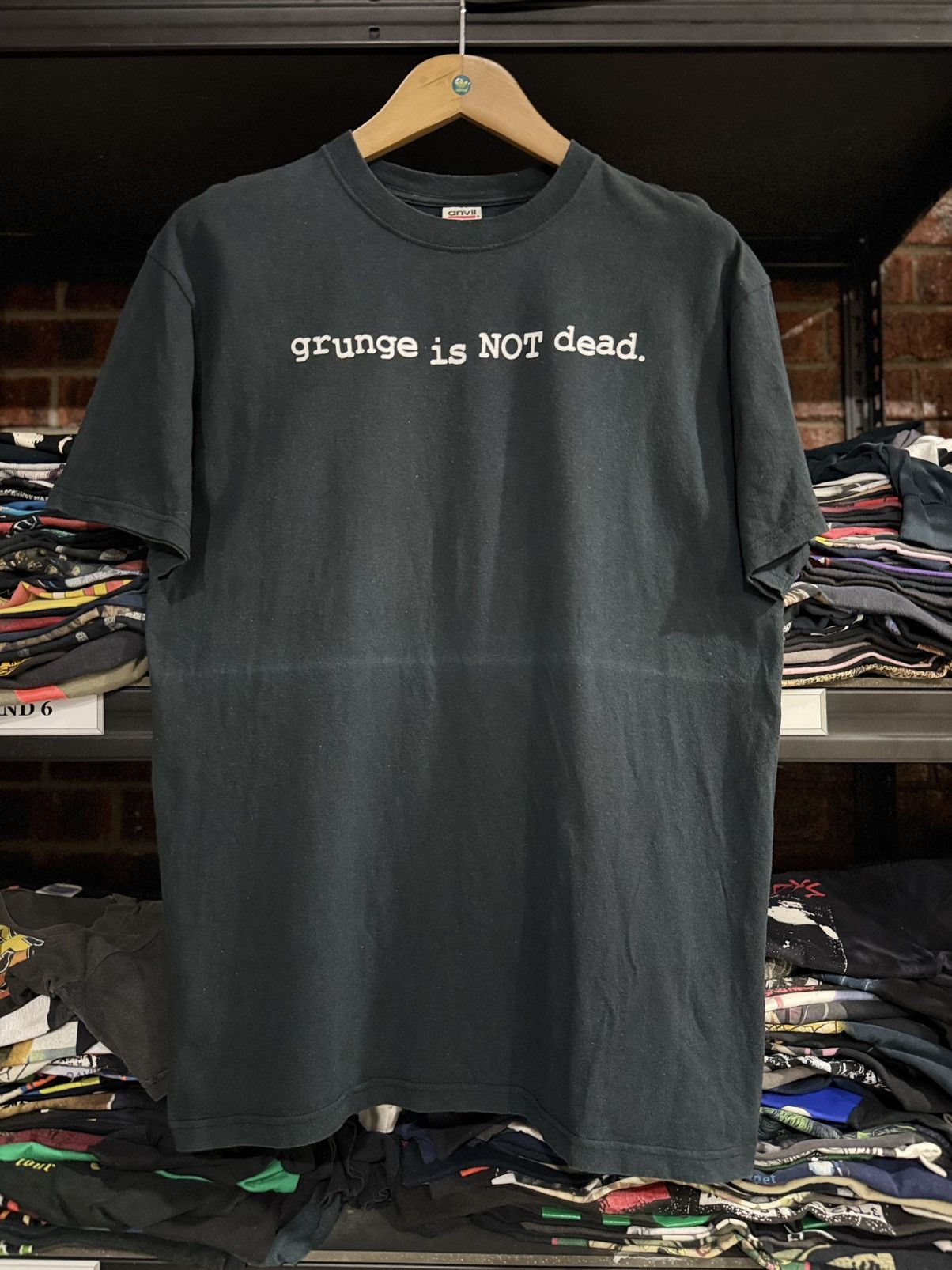 Band Tees Vintage Grunge Is Not Dead Soul Brand Faded Line Tee Size US L / EU 52-54 / 3 - 1 Thumbnail
