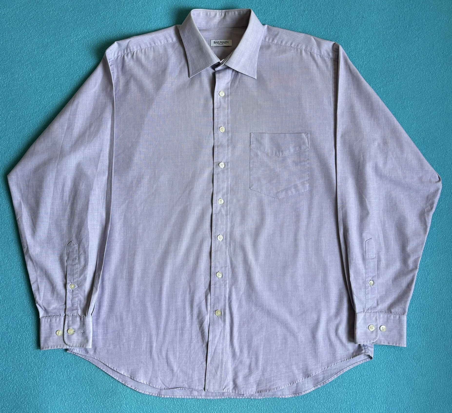 Balmain × Vintage Balmain Paris shirt size 16.5/42 Size US XL / EU 56 / 4 - 5 Thumbnail