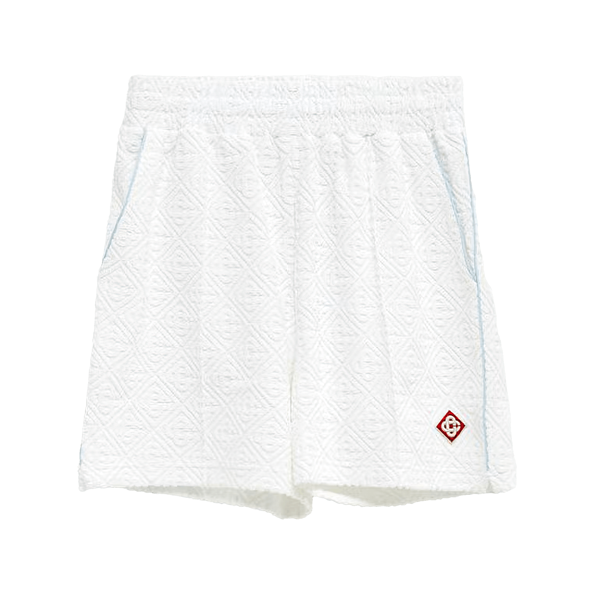 Casablanca Monogram Terry Shorts White Size US 32 / EU 48 - 1 Thumbnail