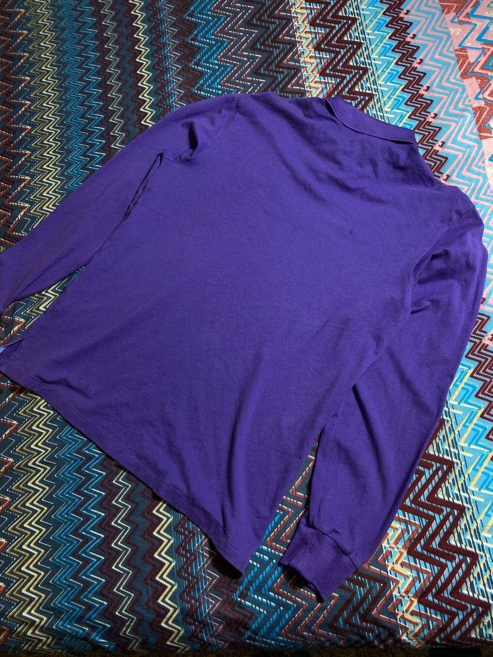 Polo Ralph Lauren × Vintage Polo Golf Ralph Lauren sweater jumper purple basic half Size US L / EU 52-54 / 3 - 18 Thumbnail