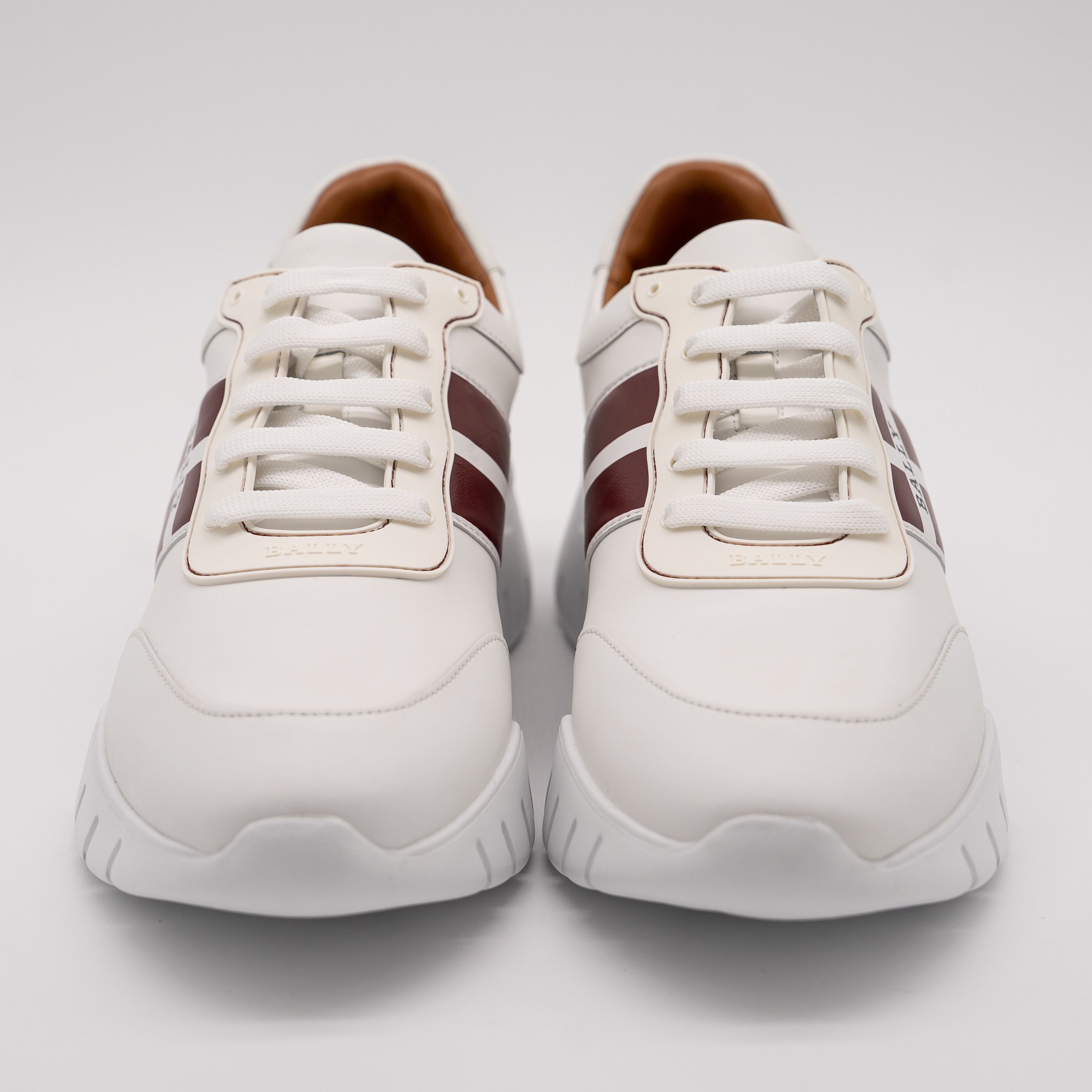 Bally 13 Bally Bronnye White Red Sneakers Leather Size US 13 / EU 46 - 2 Thumbnail