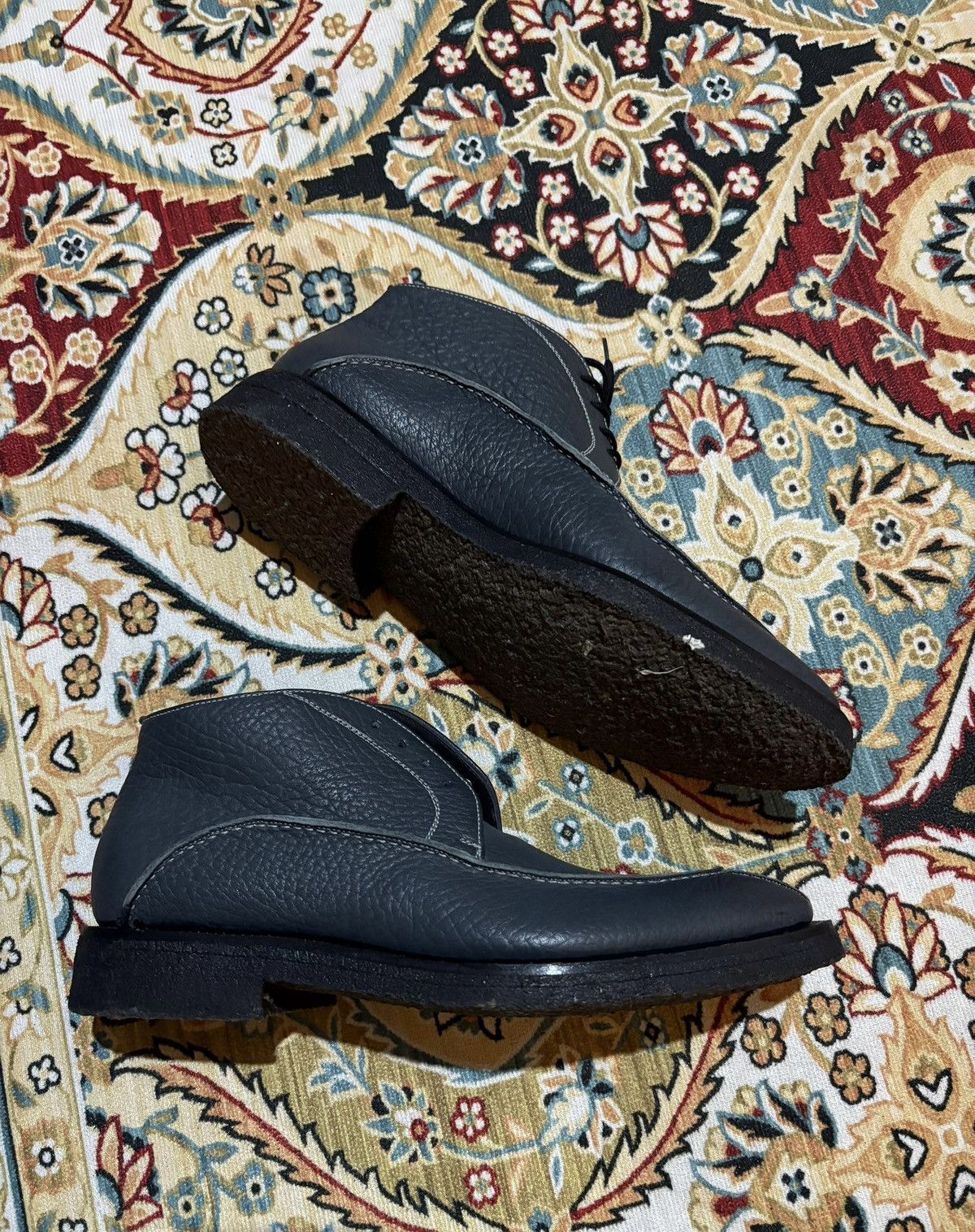 Leather × Premiata Premiata Uomo Pebbled Leather Boots Size US 6.5 / EU 39-40 - 3 Thumbnail