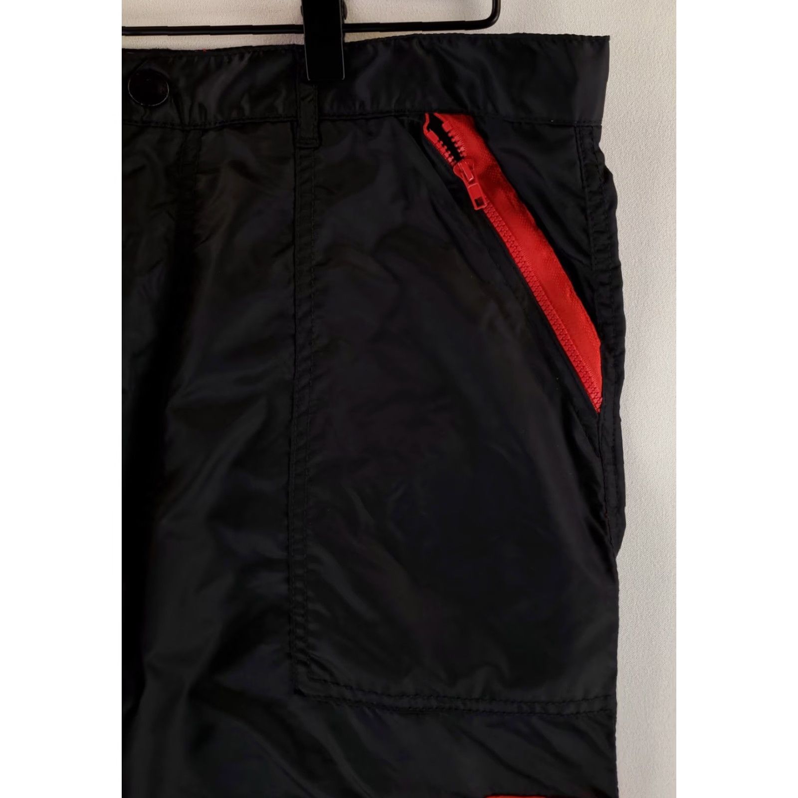DANCER VINTAGE Breakn Break Dance Pants Nylon Black Mens 34 Long 34x33 Actual Size US 34 / EU 50 - 3 Thumbnail