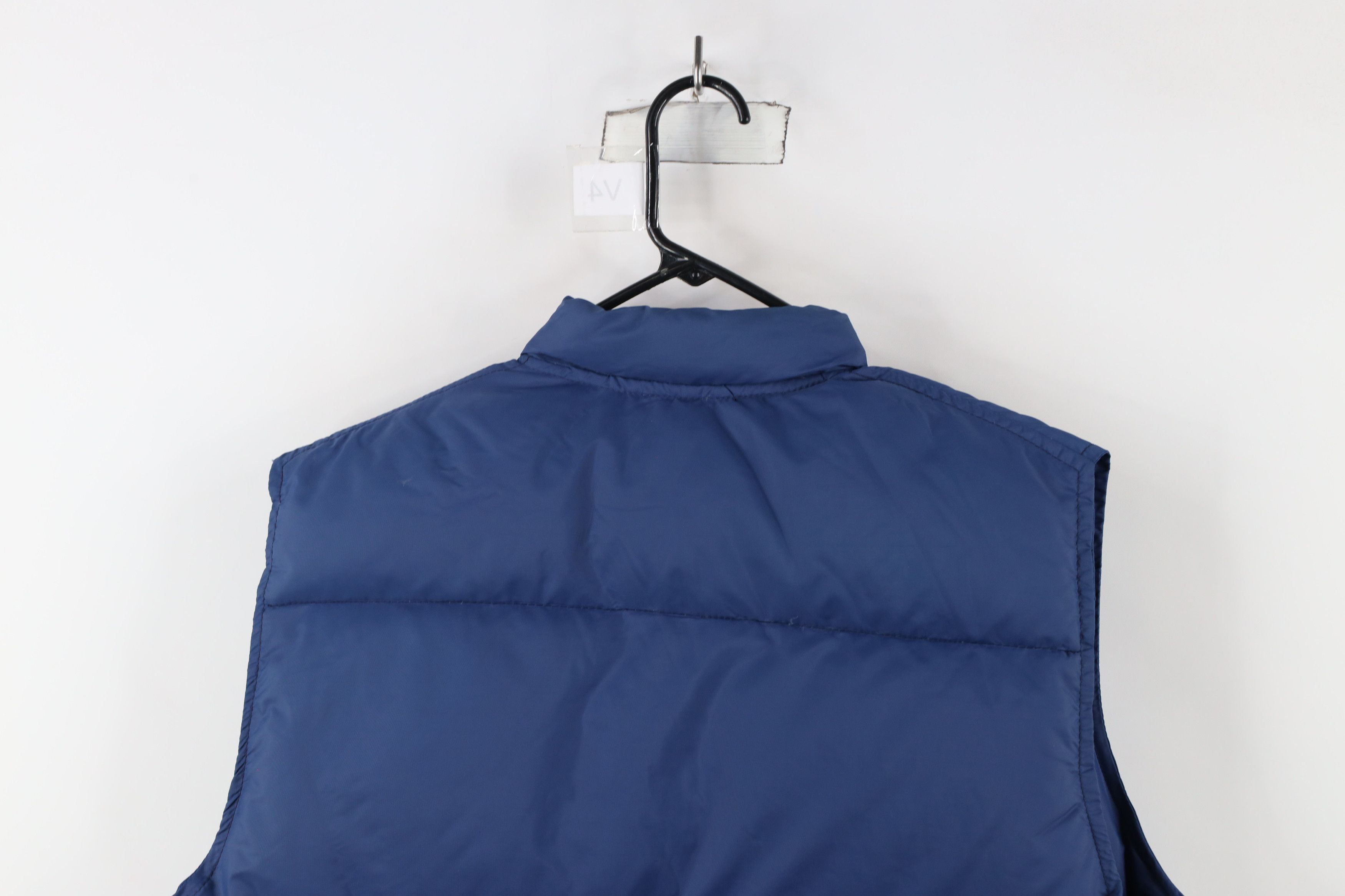Vintage Vintage 70s Streetwear Duck Down Puffer Vest Jacket Blue Size US XL / EU 56 / 4 - 15 Thumbnail