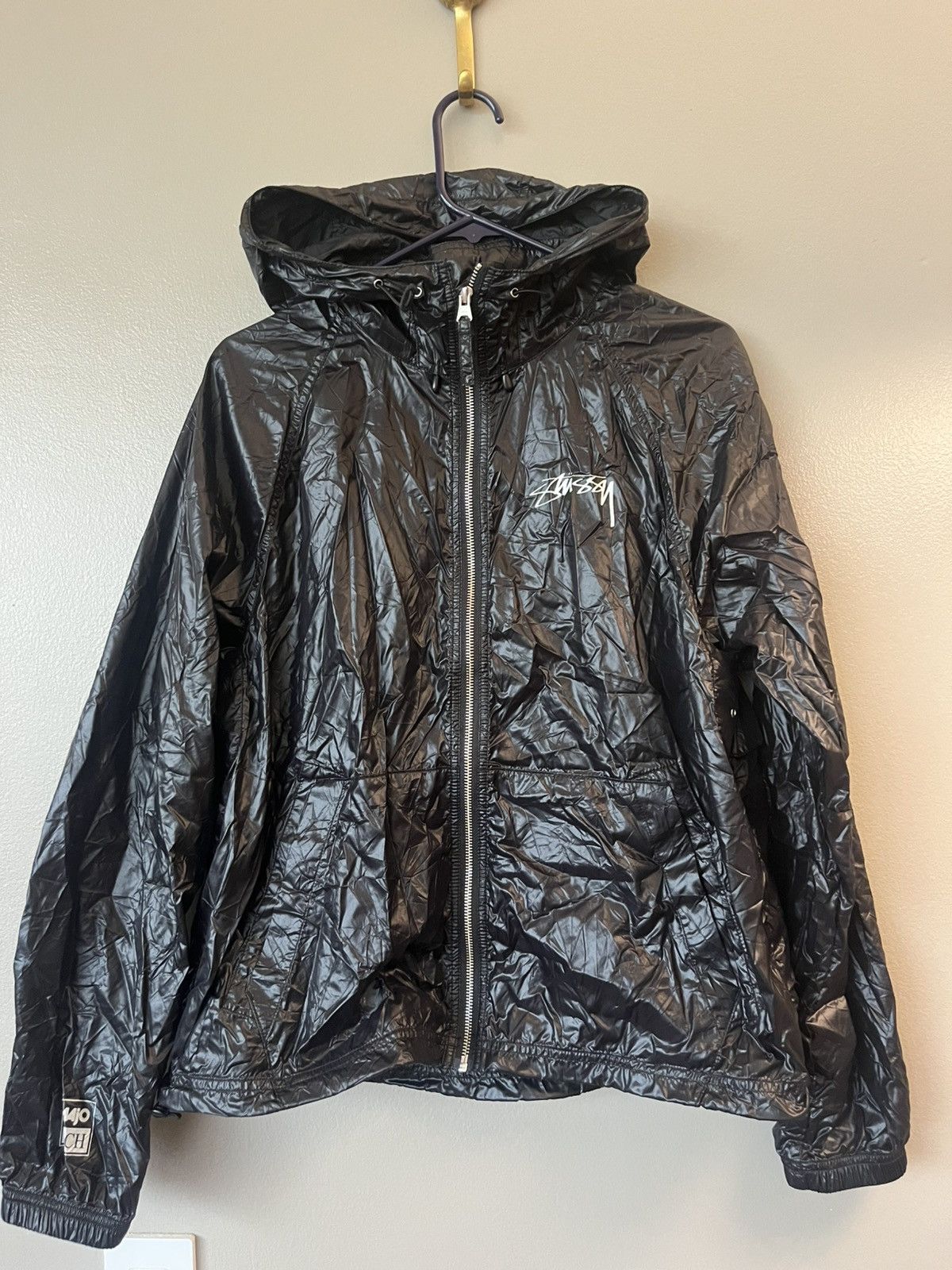 Stussy Stussy new beach shell nylon jacket S black majotech zip up Size US S / EU 44-46 / 1 - 3 Thumbnail