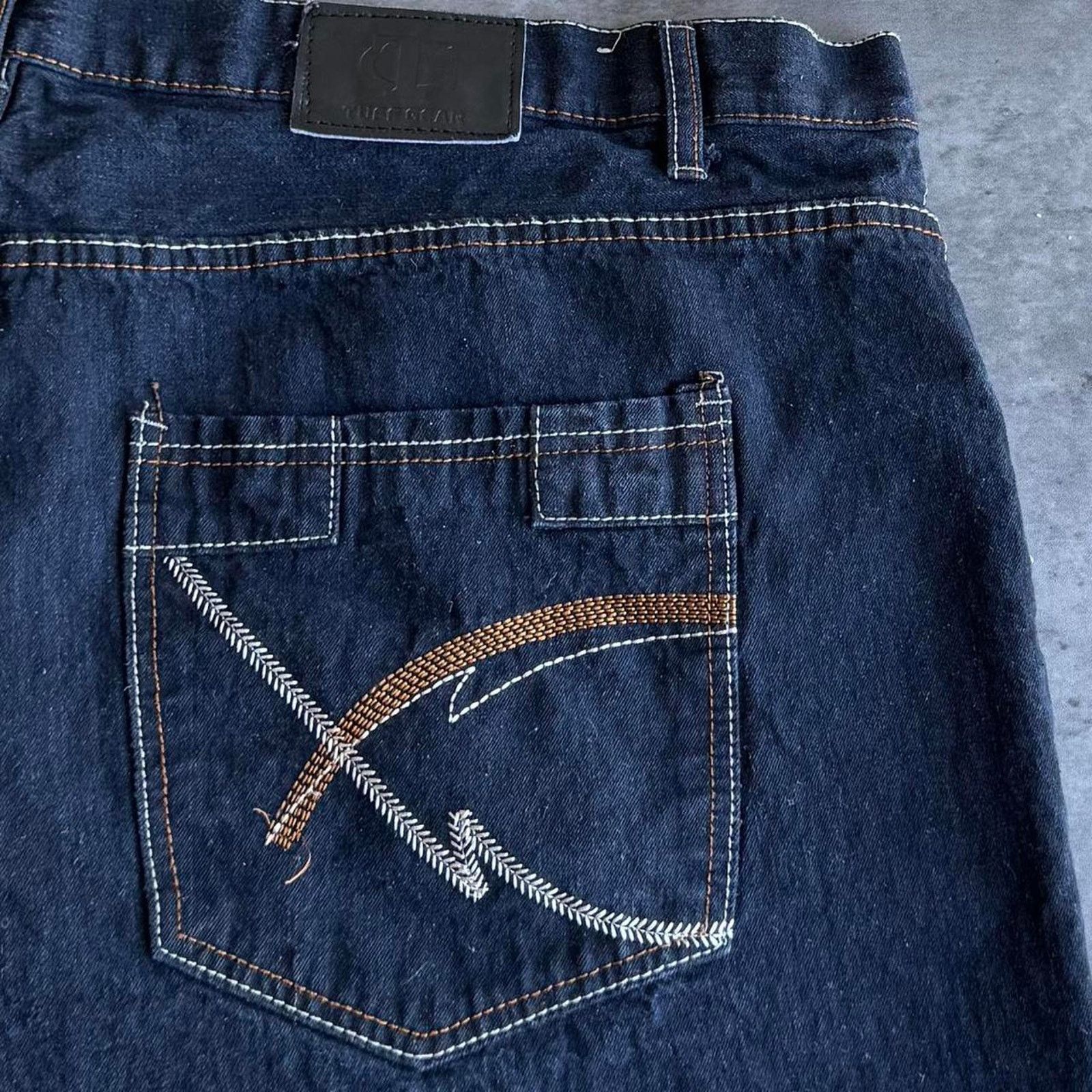 JNCO × Japanese Brand × Southpole Vintage Y2K Southpole Style Embroidered Baggy Denim Jeans Size US 44 / EU 60 - 3 Thumbnail