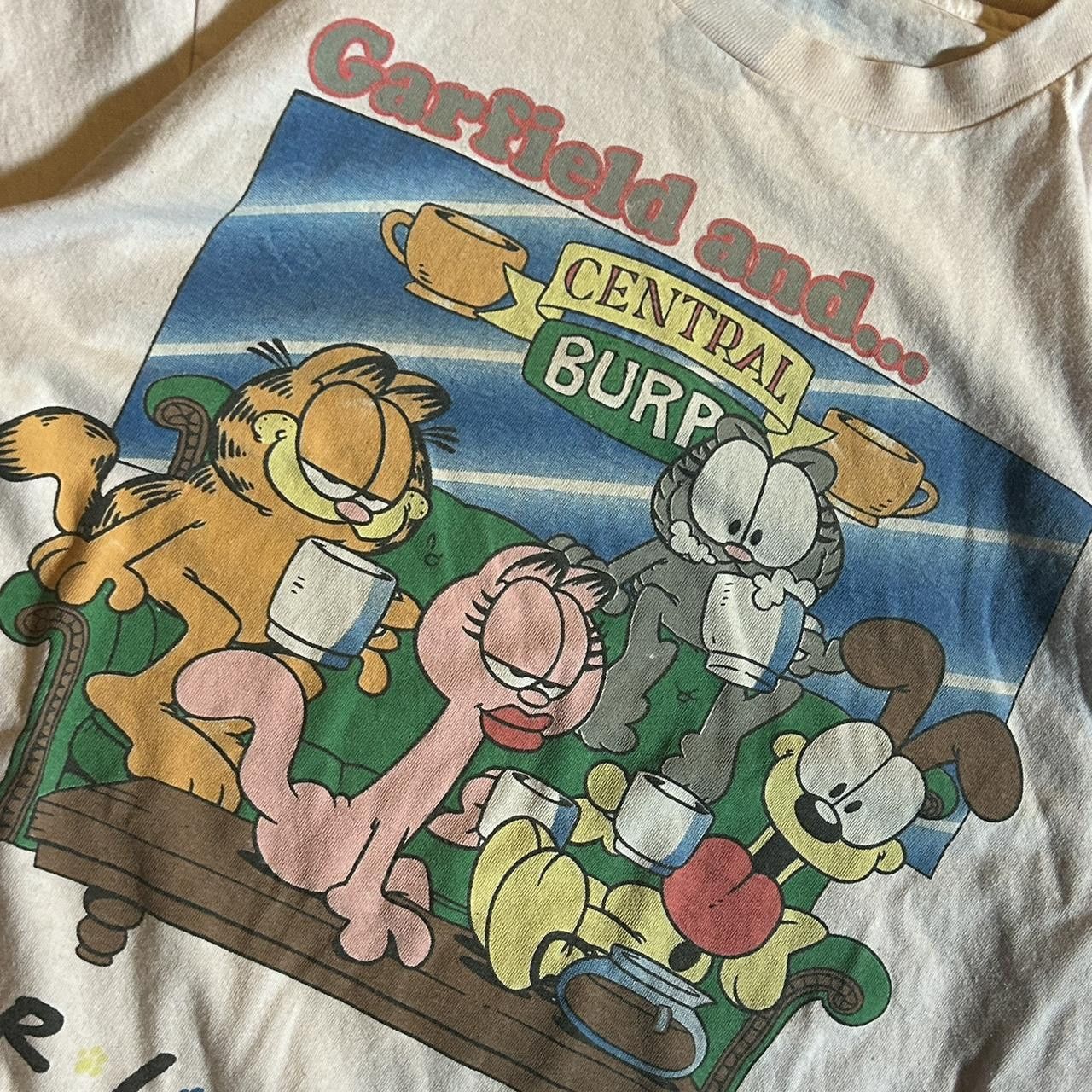 Anvil 1990’s Garfield and Friends Graphic Tee Size US L / EU 52-54 / 3 - 3 Thumbnail