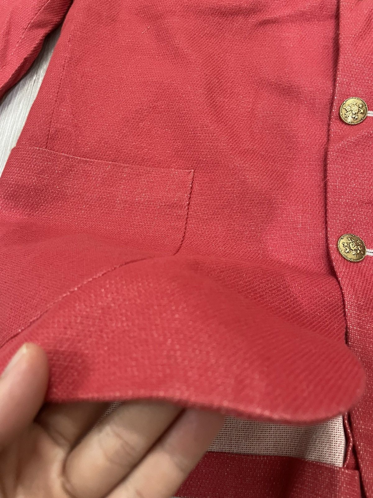 Kenzo Vintage Kenzo Blazer Red Size 52R - 2 Thumbnail