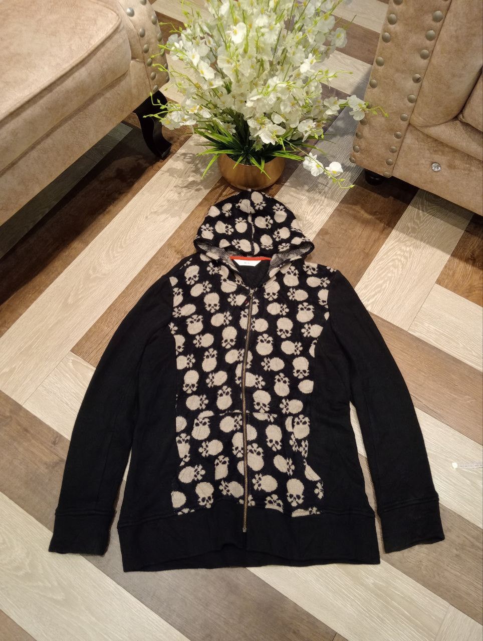 If Six Was Nine M.A. SKULLS JAPAN HOODIE - SIZE 42 Size US M / EU 48-50 / 2 - 2 Thumbnail