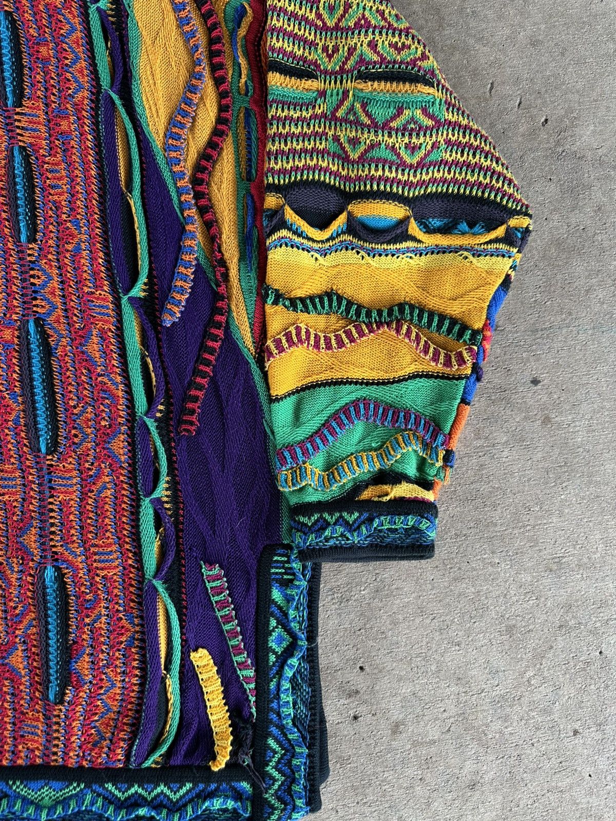 Coogi × Man Made In Australia × Vintage Vintage COOGI Australia Women’s 90s 3D Knit Medium Sweater Size M / US 6-8 / IT 42-44 - 8 Thumbnail