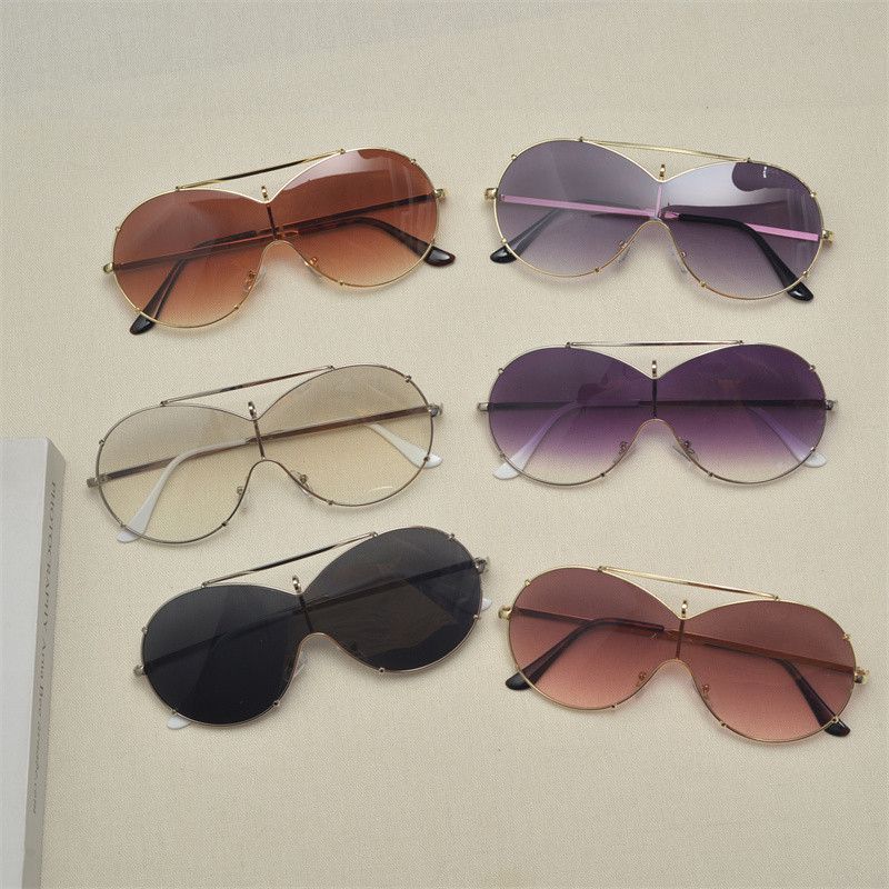 VIBE Hip-hop Street ins style custom avant-garde sunglasses Size ONE SIZE - 4 Thumbnail