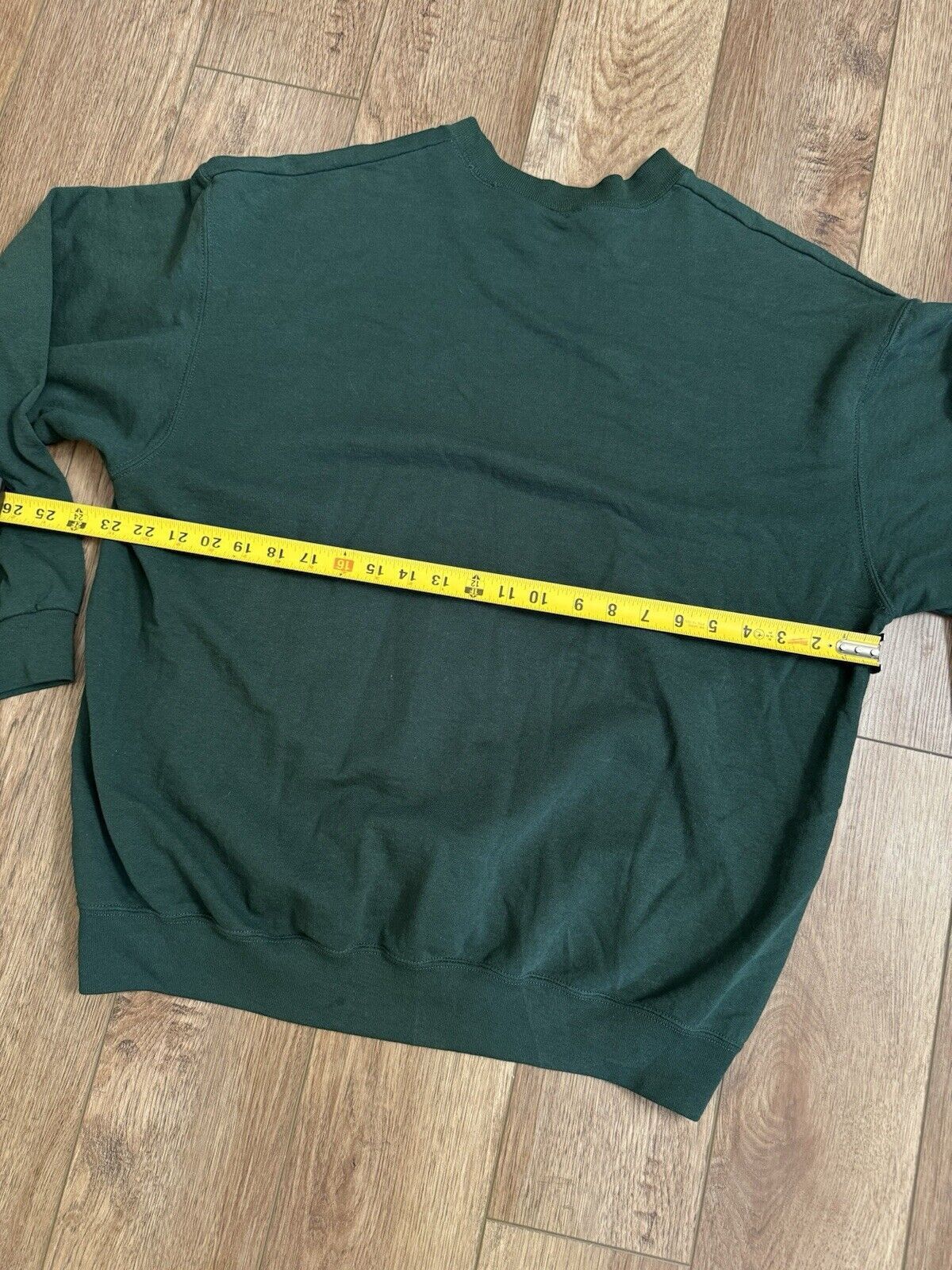 Vintage Vintage Blank Dark Green Crewneck Sweater Size US L / EU 52-54 / 3 - 4 Thumbnail