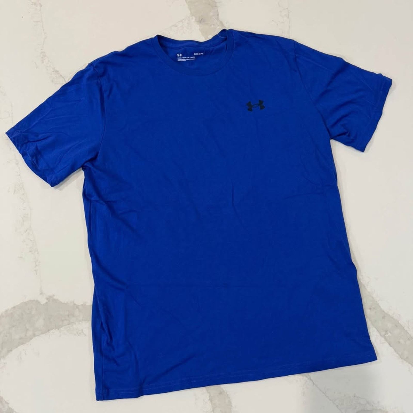 Under Armour Under Armour Short Sleeve TShirt Mens Large Loose Fit Blue Size US L / EU 52-54 / 3 - 1 Thumbnail