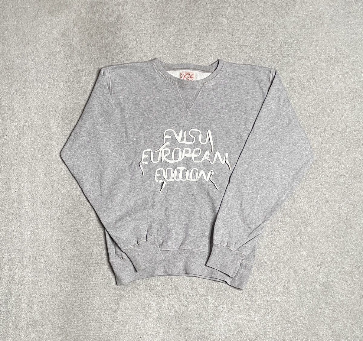 Evisu Vintage Grey Sweatshirt Crewneck Logo Evisu Europe Size US M / EU 48-50 / 2 - 1 Thumbnail