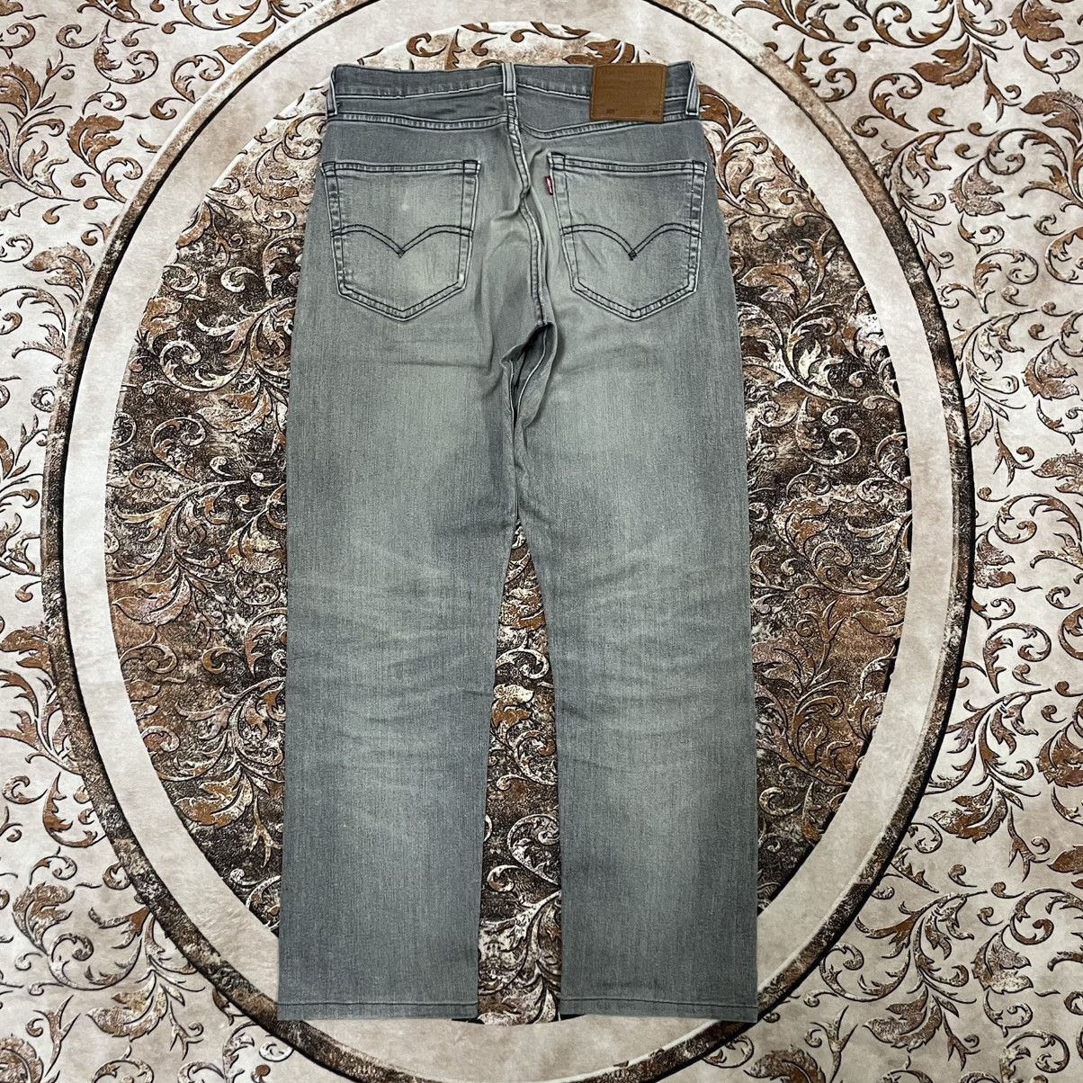 Levi's Vintage Clothing 🔥Vintage Levis 505 Big E Repro Stoned Washed Distress Jeans Size US 30 / EU 46 - 4 Thumbnail
