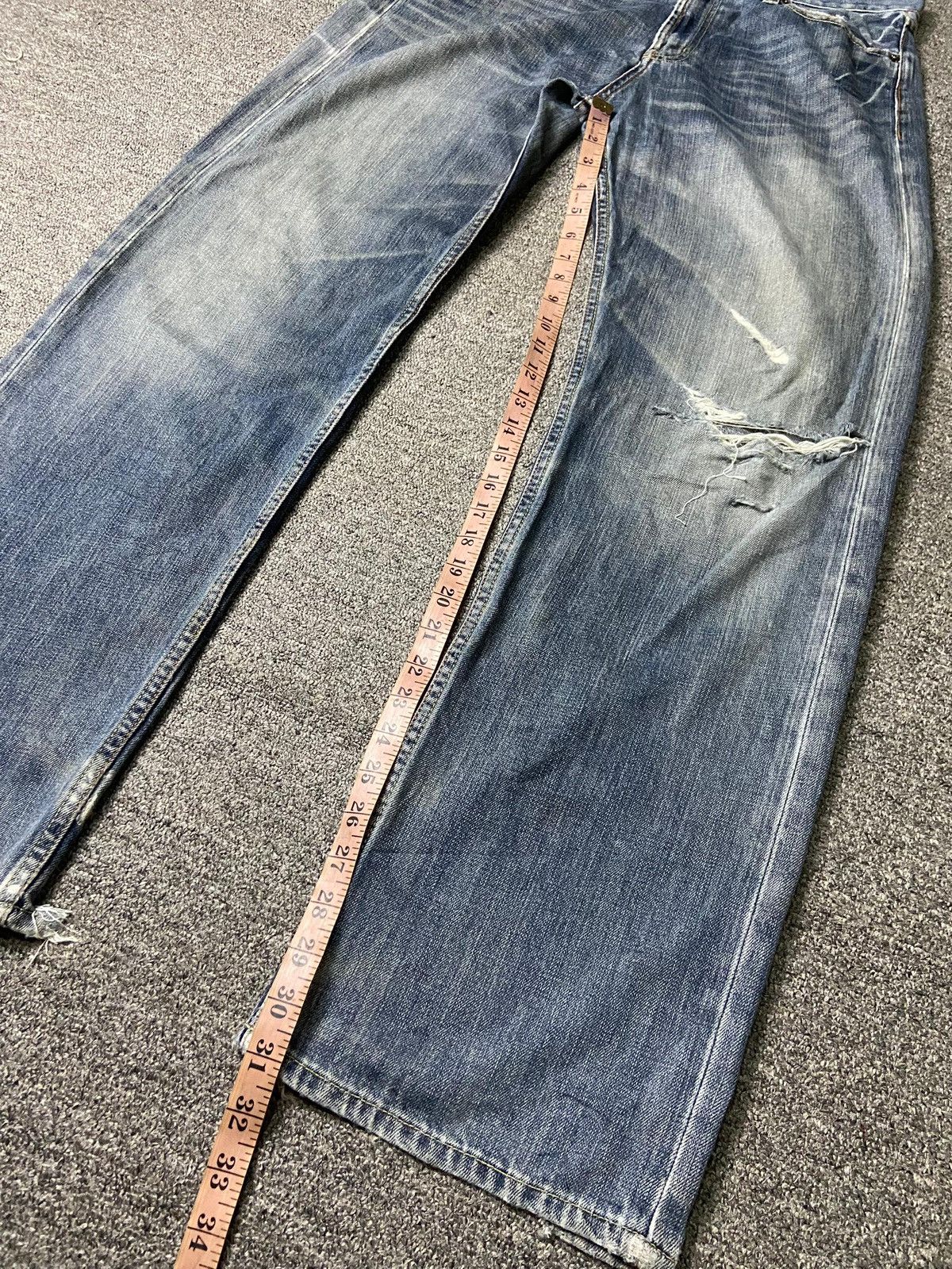 Japanese Brand × Seditionaries × Vintage VILLAND Brand Distressed Denim Ripped Jeans (131) Size US 36 / EU 52 - 8 Thumbnail