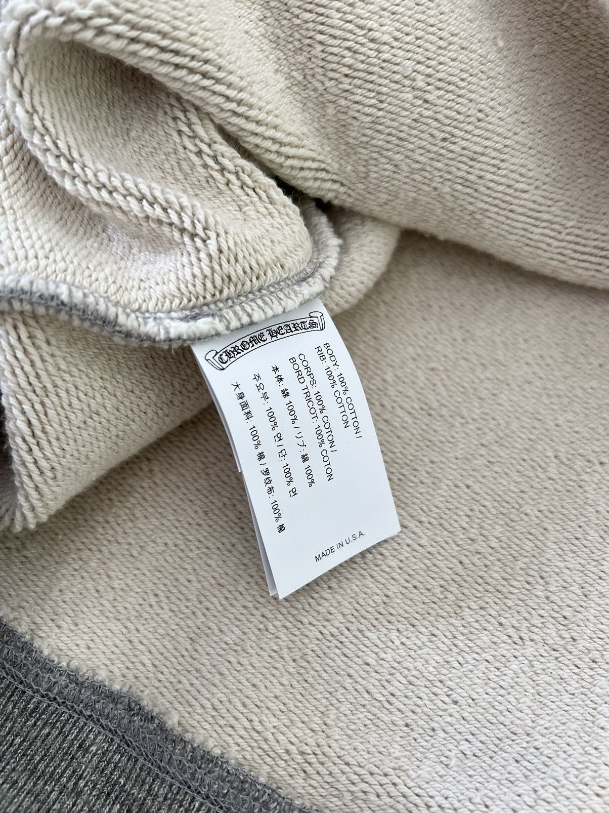 Chrome Hearts Chrome Hearts Triple Cross Grey Hoodie Size US L / EU 52-54 / 3 - 10 Thumbnail
