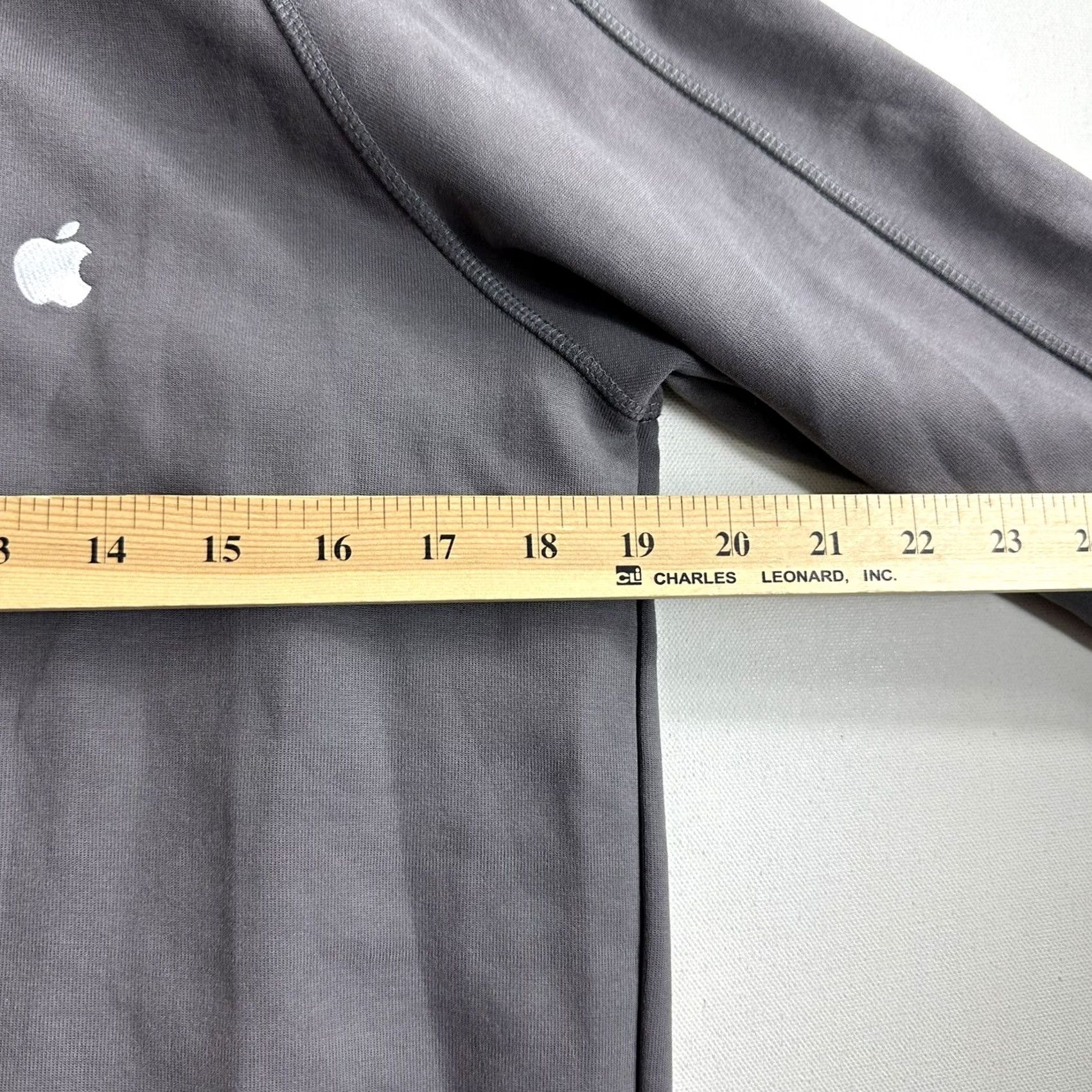 Apple Apple Jacket Mens Medium Gray Full Zip Bomber Jacket Workwear Uniform Outdoor Seasonal Fall Spring Summer Winter Mens Regular Diesel? Size US M / EU 48-50 / 2 - 7 Thumbnail