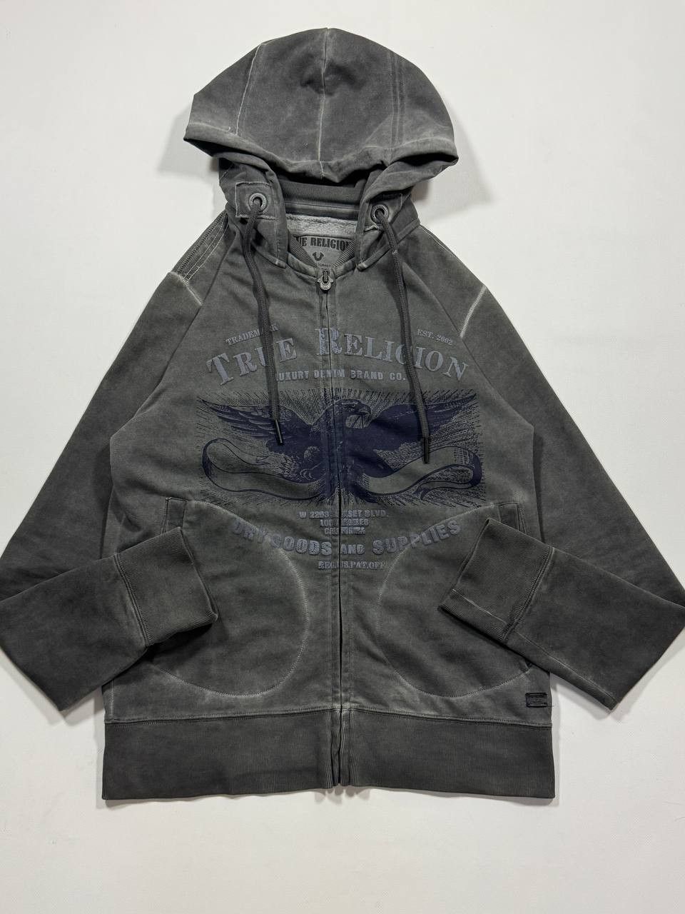 True Religion True Religion Eagle Zip-Hoodie Vintage Very Rare Size US M / EU 48-50 / 2 - 1 Thumbnail