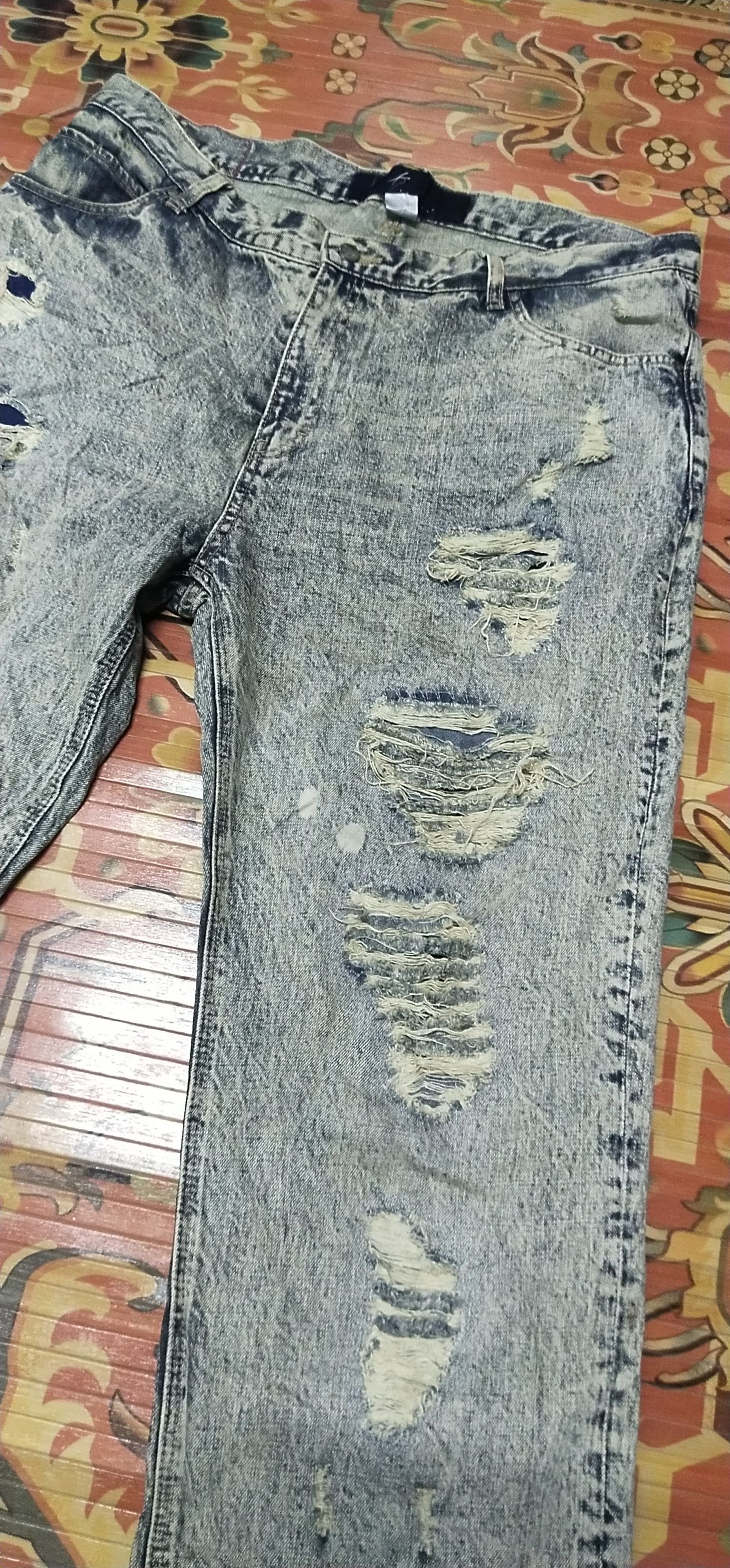 Vintage Final Drop Karl Kani Distressed Pant Size US 40 / EU 56 - 3 Thumbnail