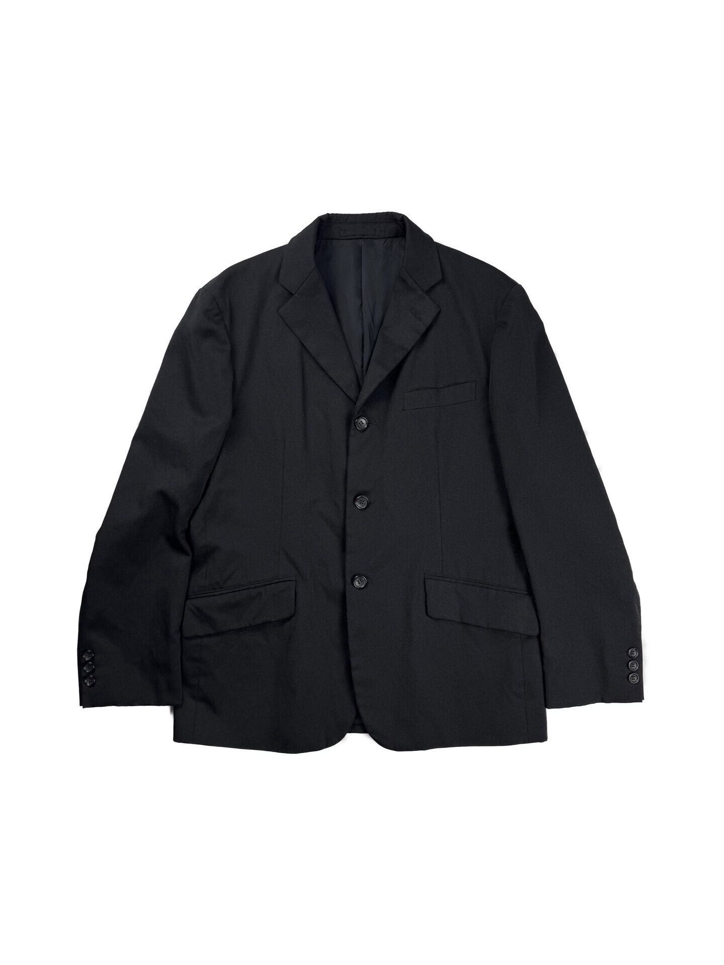 Comme des Garcons COMME DES GARÇONS HOMME Black Wool Twill Blazer Size US XS / EU 42 / 0 - 1 Thumbnail