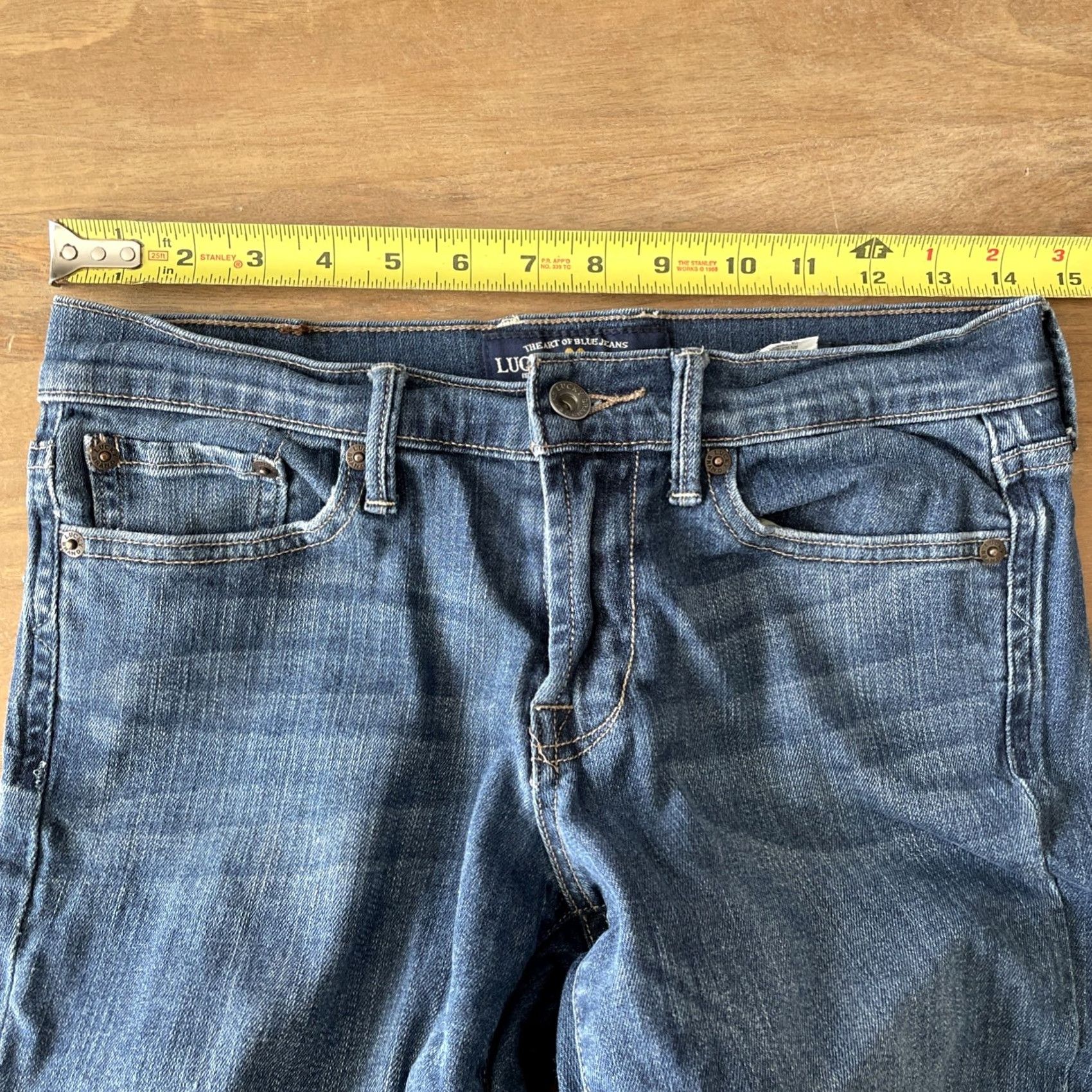 Lucky Brand VINTAGE Lucky Brand Jeans Womens 2 Bootcut 29x31 Blue Denim 5-Pocket Regular Size 26" / US 2 / IT 38 - 7 Thumbnail