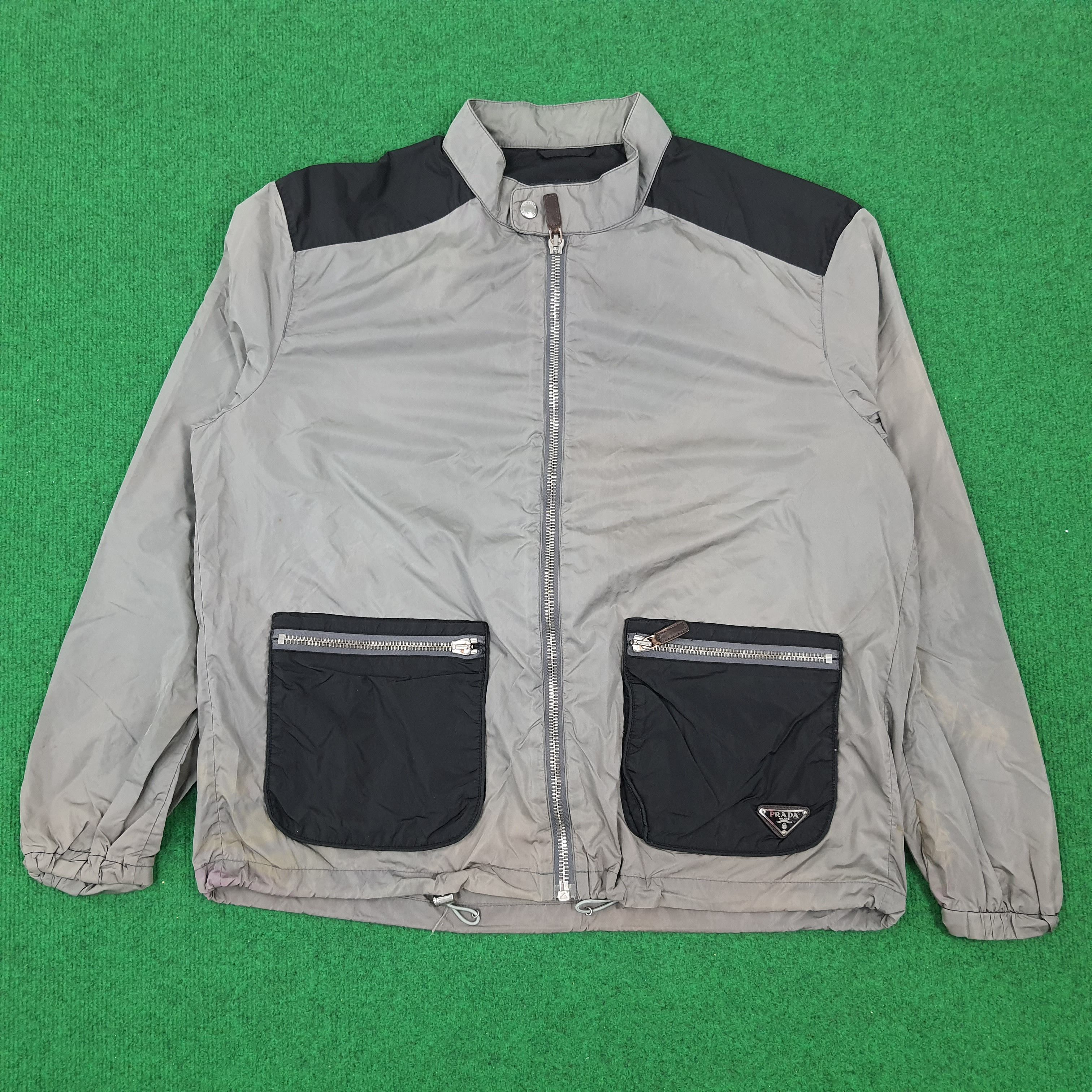 Vintage Vintage Prada Milano Windbraker Jacket Size US L / EU 52-54 / 3 - 1 Thumbnail