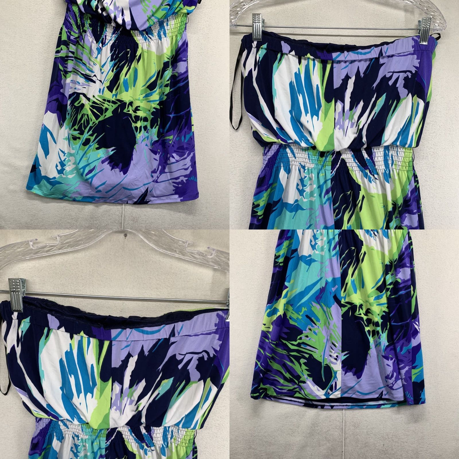 Laundry by Shelli Segal LAUNDRY BY SHELLI SEGAL Strapless Dress Medium Colorful Art Stretch Dress Size M / US 6-8 / IT 42-44 - 8 Thumbnail