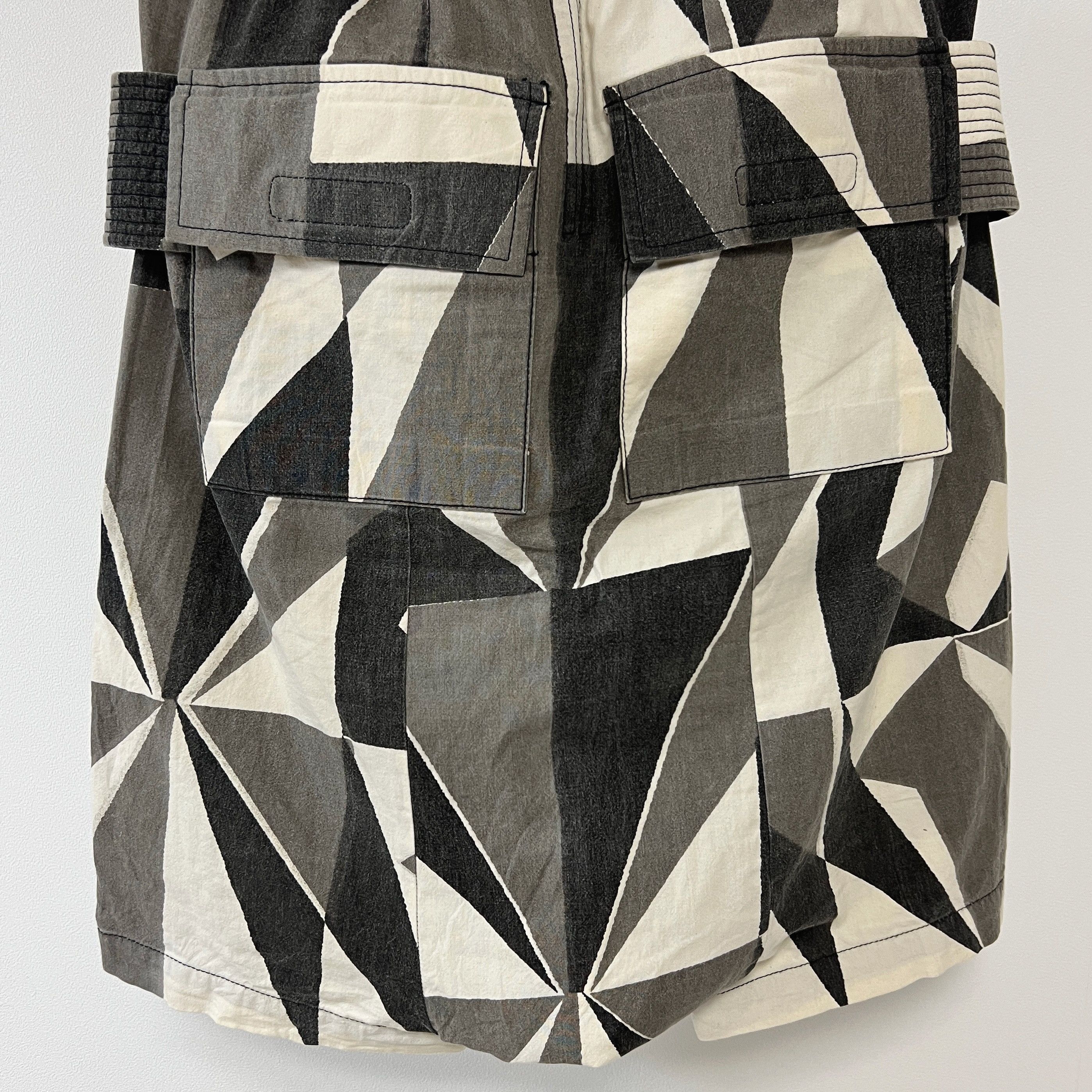 Rick Owens Rick Owens SS13 DRKSHDW Cargo Pod Shorts Geometric Camo Size US 30 / EU 46 - 6 Thumbnail