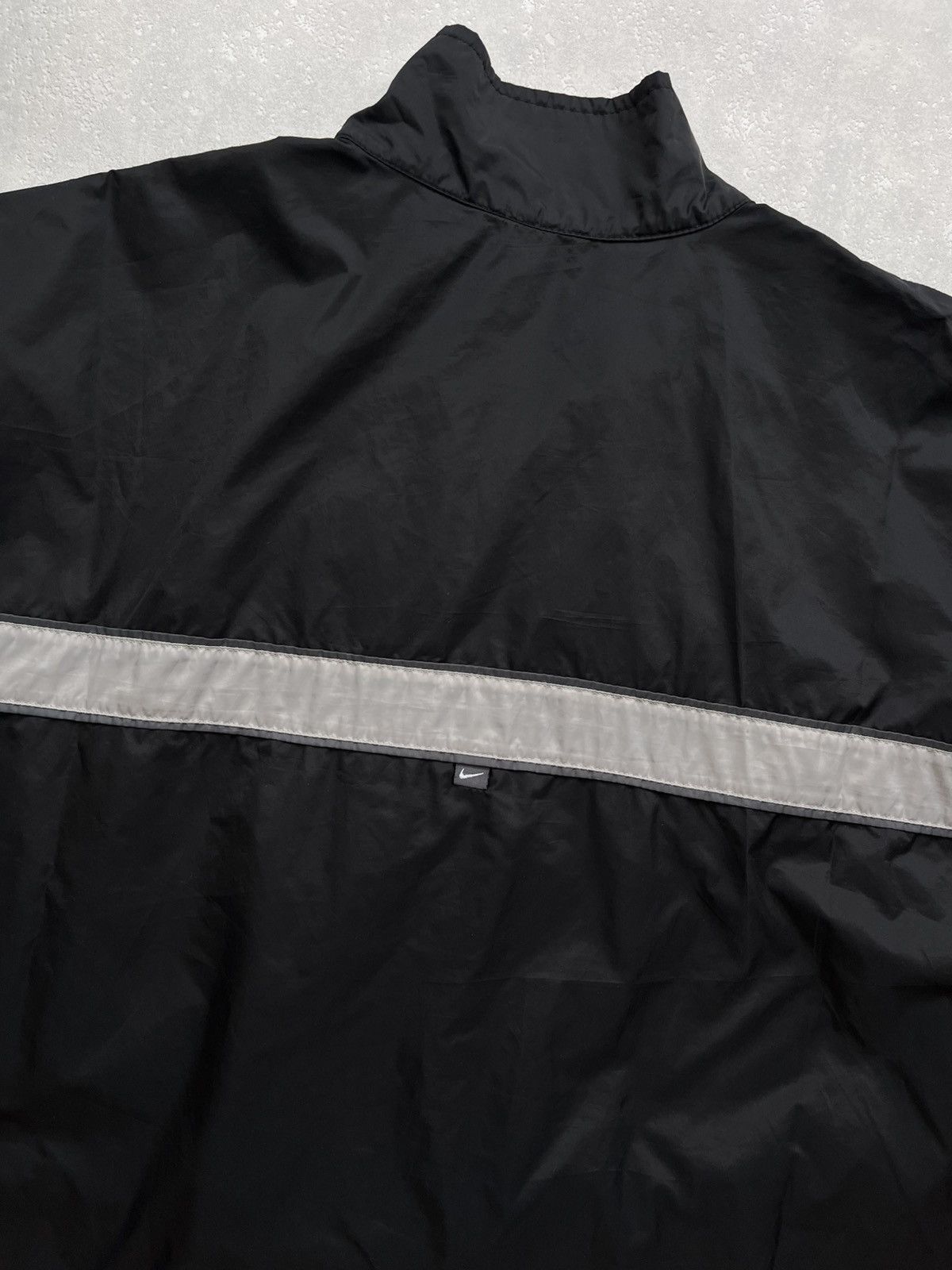 Nike 90’s NIKE RETRO NYLON SWOOSH LOGO VINTAGE TRACK JACKET Y2K Size US XL / EU 56 / 4 - 4 Thumbnail
