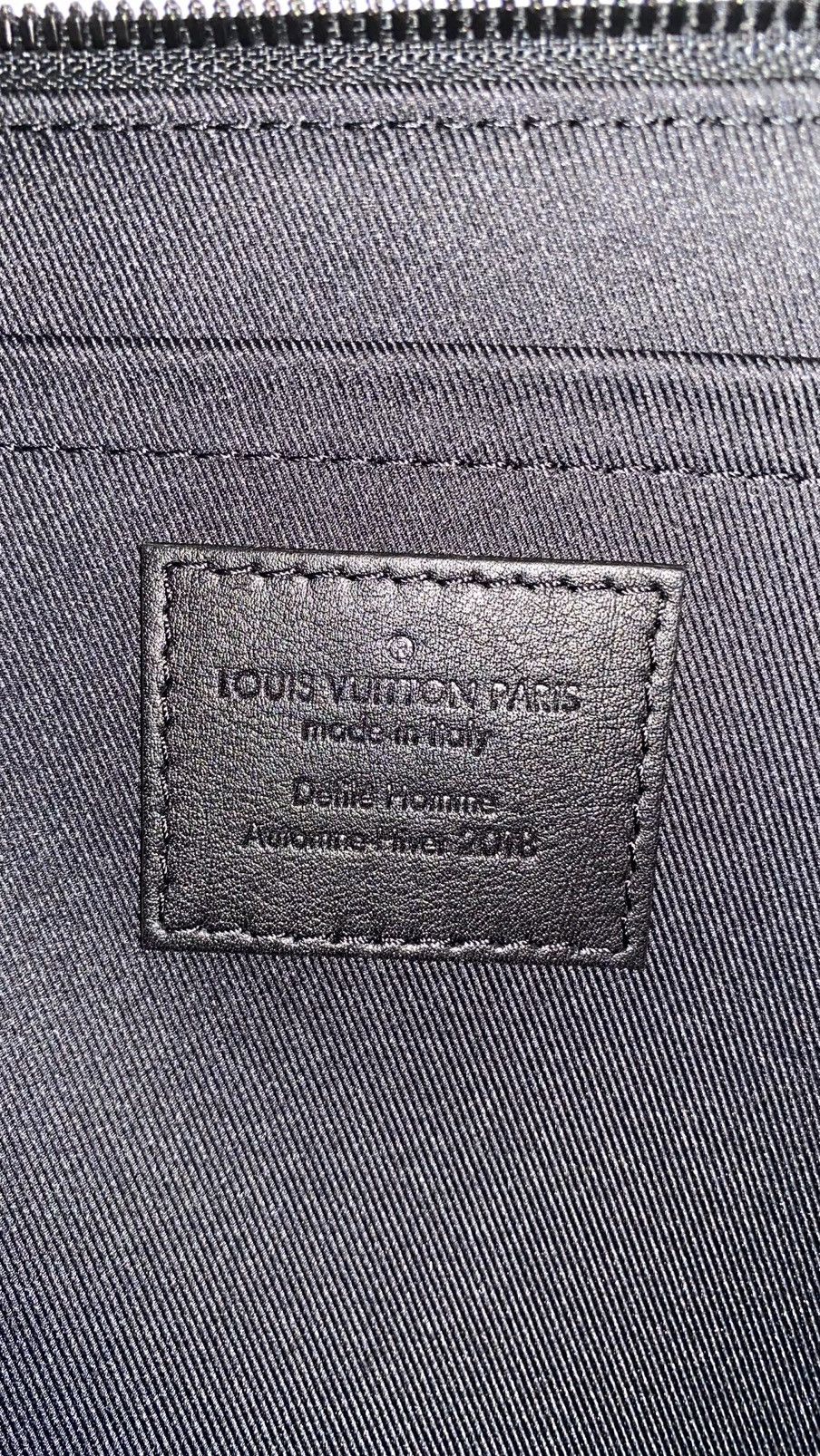 Louis Vuitton Louis Vuitton Kim Jones Pochette Brown Glaze Mono Clutch Bag Size ONE SIZE - 9 Thumbnail