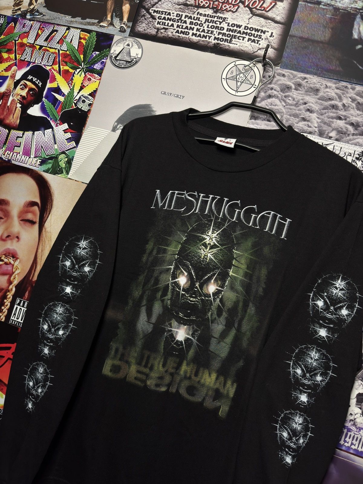 Vintage Vintage Meshuggah 90s Long Sleeve Size US L / EU 52-54 / 3 - 2 Thumbnail