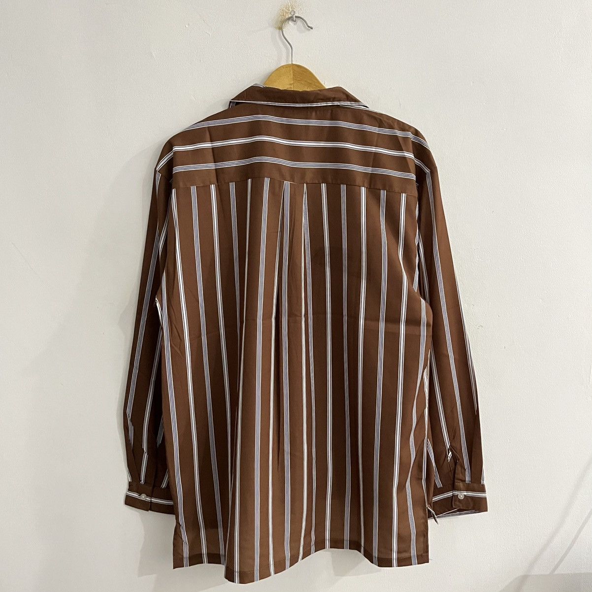Japanese Brand Zipfive Striped Camcollar Shirt Size US XL / EU 56 / 4 - 5 Thumbnail