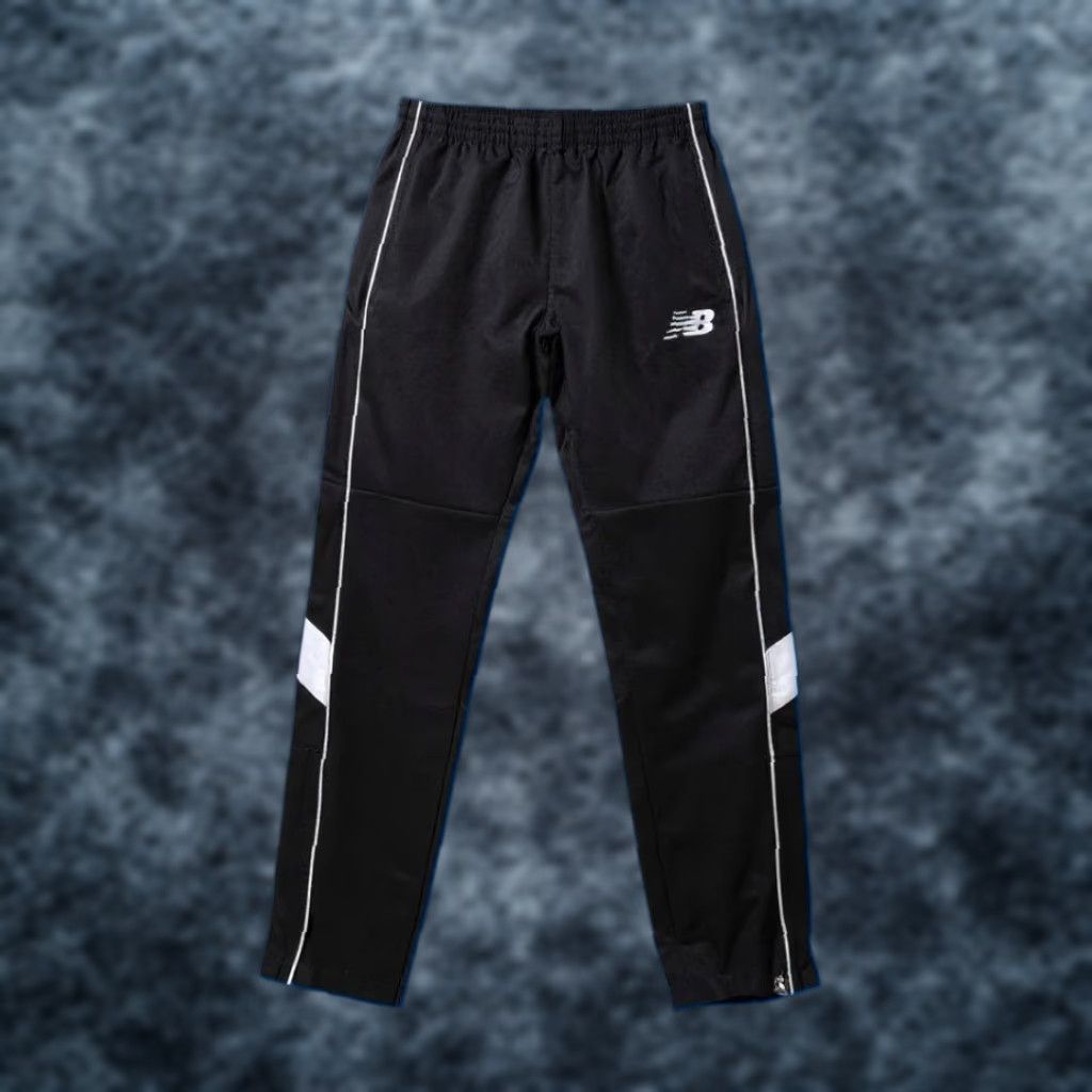New Balance Mens Small All Motion Lightweight Joggers Running Black Track Pants
