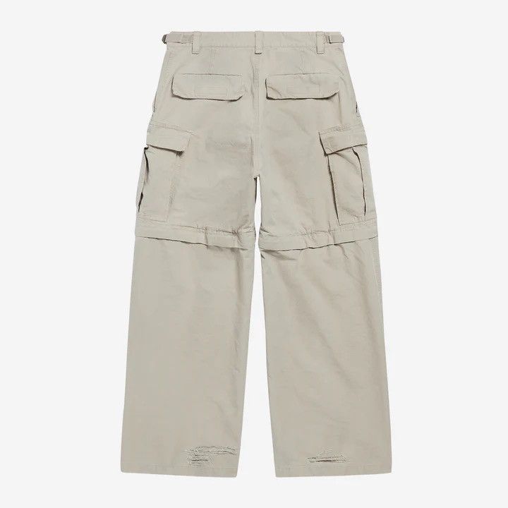 Balenciaga Balenciaga Large Distressed Cargo Trousers Size US 36 / EU 52 - 2 Thumbnail