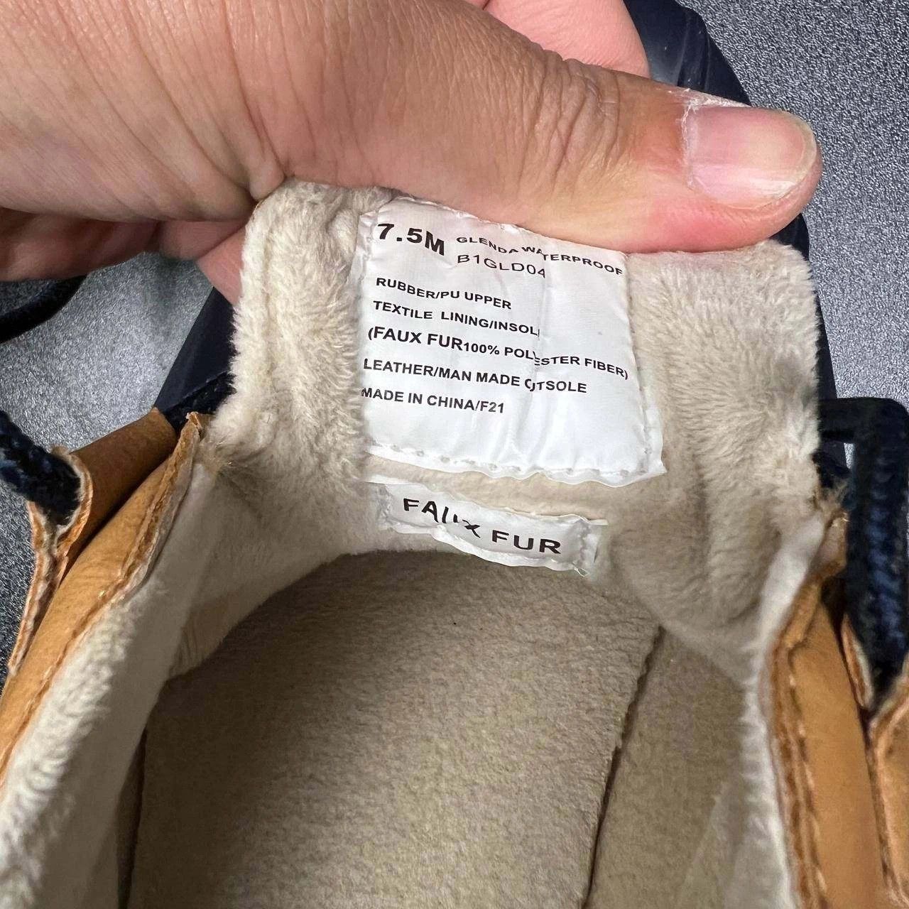 Other JBU By Jambu Glenda Waterproof Rain Duck Women 7.5M Faux Fur Size US 7.5 / IT 37.5 - 6 Thumbnail