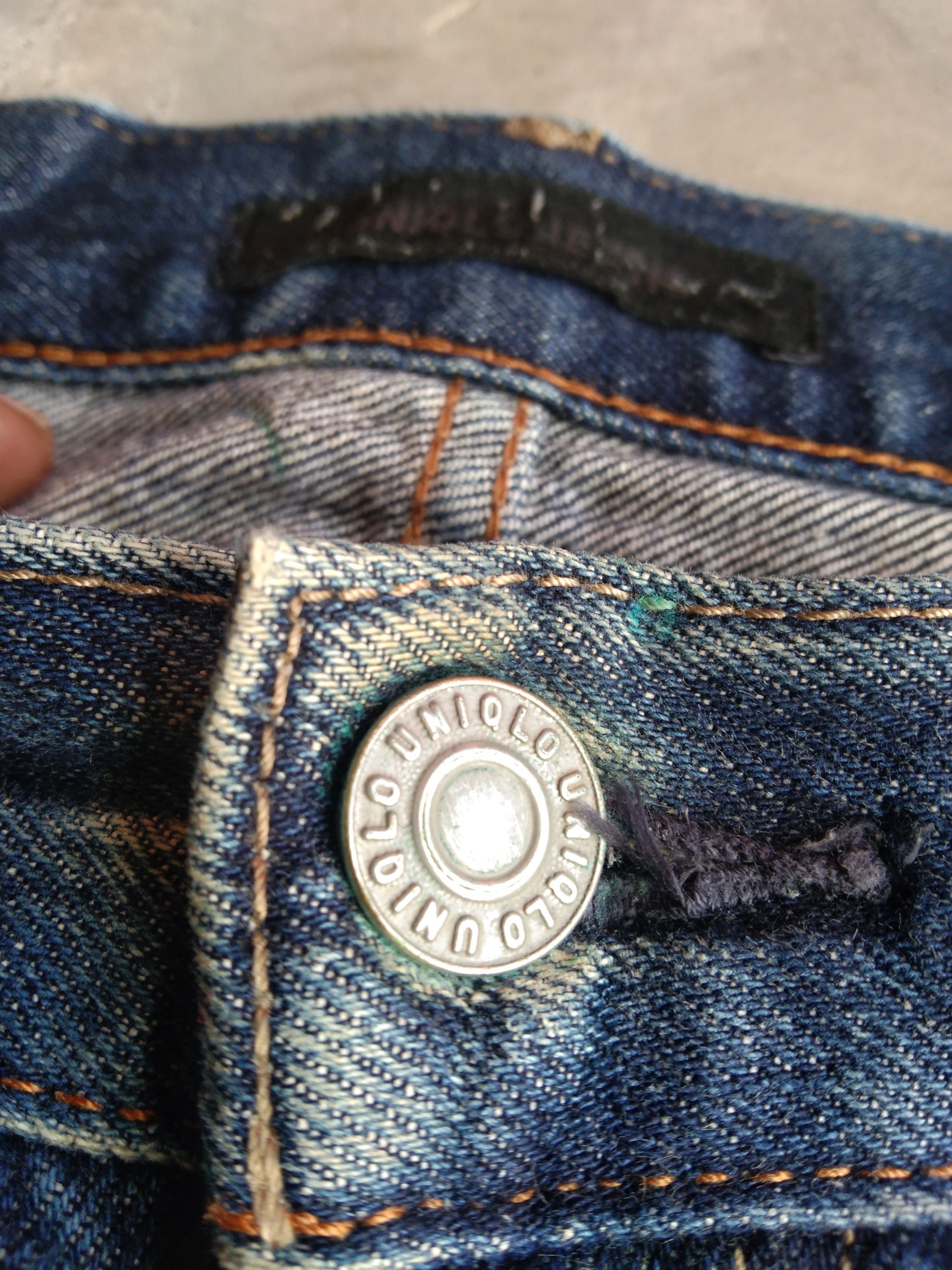 Japanese Brand Vintage Japanese Uniqlo Redline Selvedge Distressed Jeans Size US 31 - 7 Thumbnail