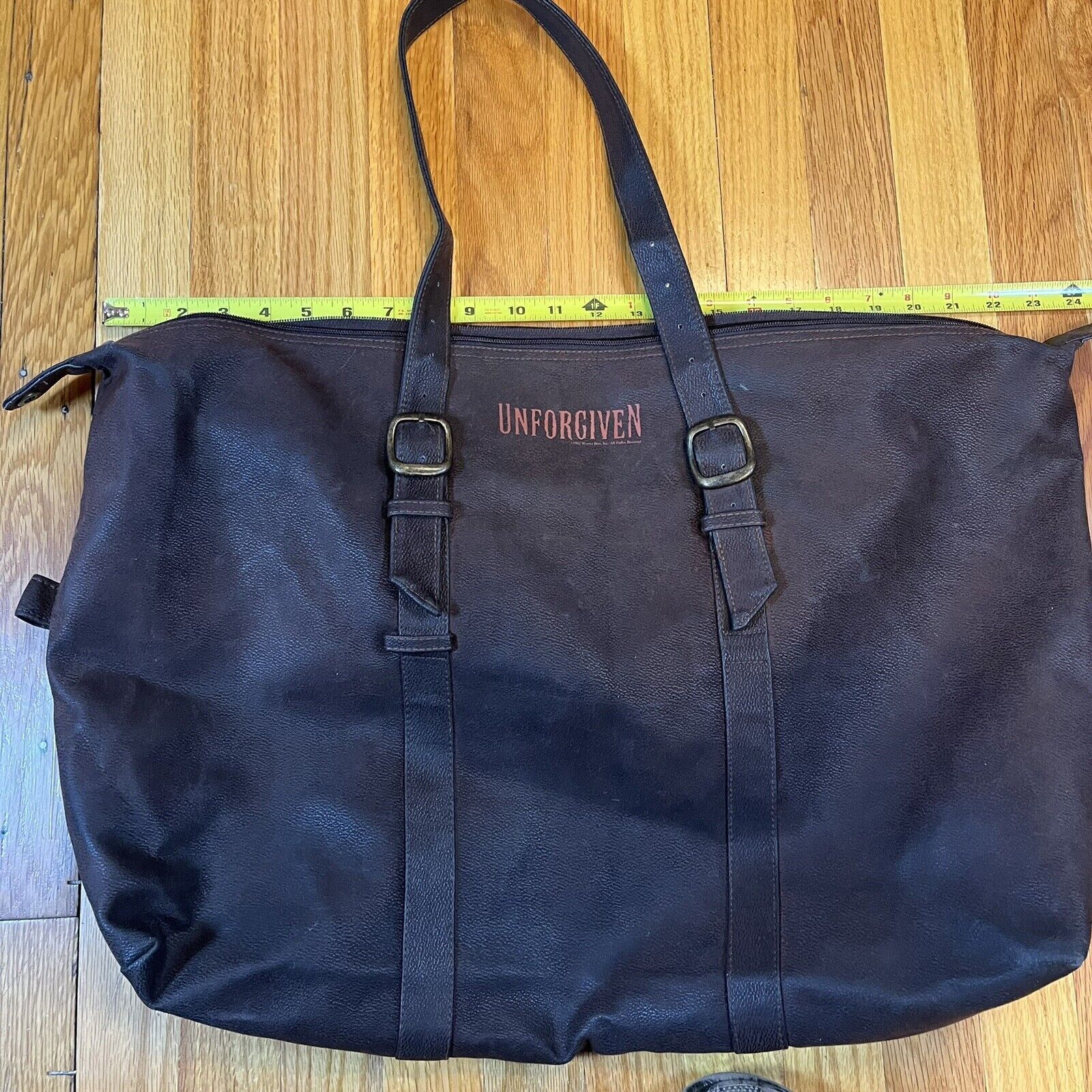 Warner Bros Unforgiven Clint Eastwood Promo Faux Leather Duffel Bag Size ONE SIZE - 6 Thumbnail