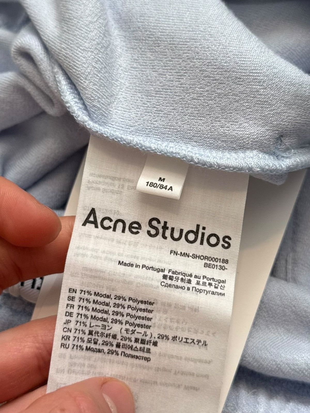 Acne Studios Floragatan 13 Velour Shorts Size US 30 / EU 46 - 8 Thumbnail