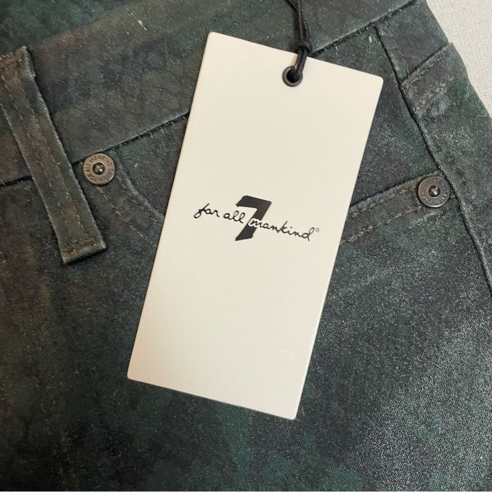 7 For All Mankind NWT New $225 7 For All Mankind High-Waist Ankle Skinny Gree Size 26" / US 2 / IT 38 - 6 Thumbnail