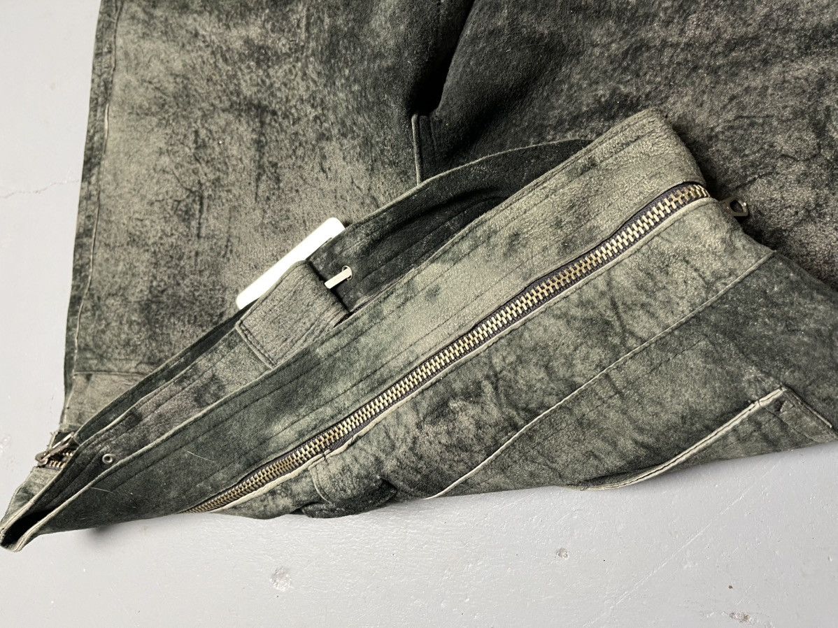 Jean Paul Gaultier FW 2000 Leather pants with detachable belt Size 28" / US 6 / IT 42 - 5 Thumbnail