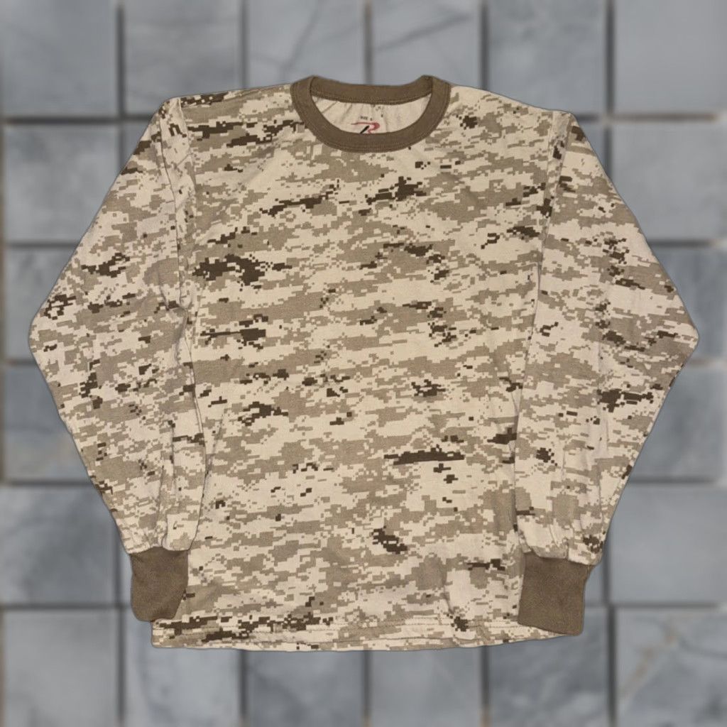 Rothco Rothco Digital Desert Camo Long Sleeve Shirt Tan Brown Military Style Camouflage Size US S / EU 44-46 / 1 - 1 Thumbnail