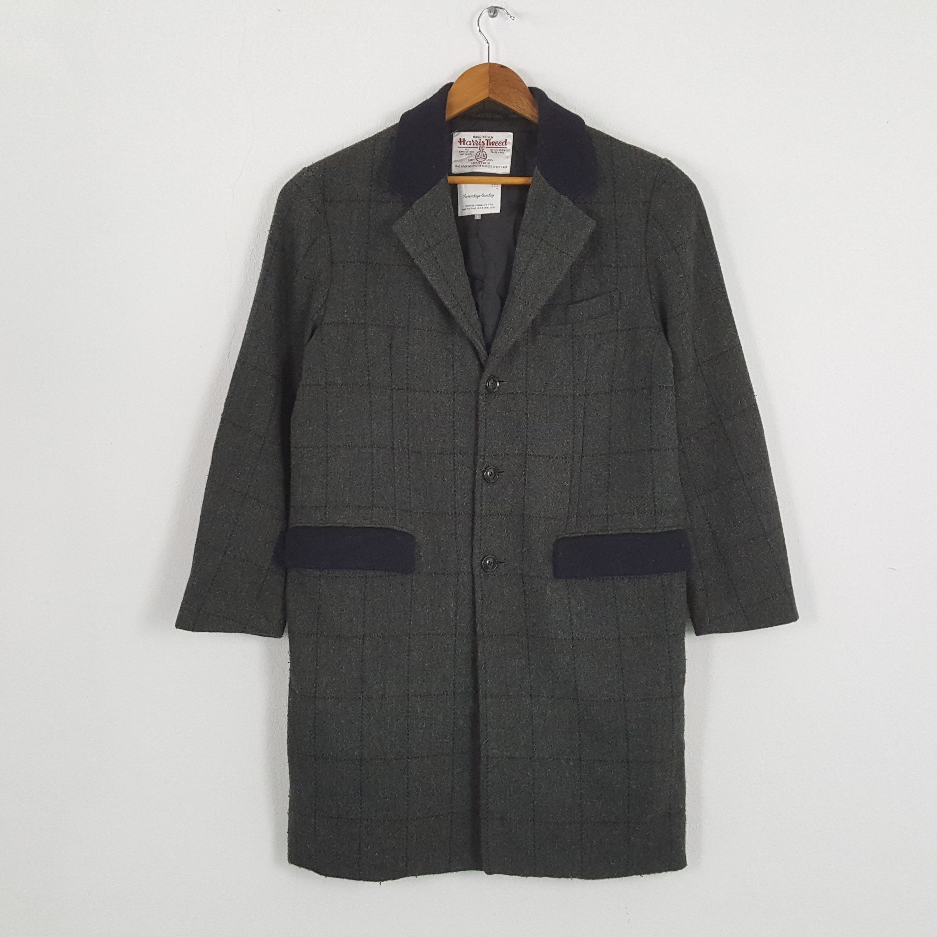 Harris Tweed × Vintage Vintage HARRIS TWEED Faction Brand Style Jacket Size US M / EU 48-50 / 2 - 1 Thumbnail