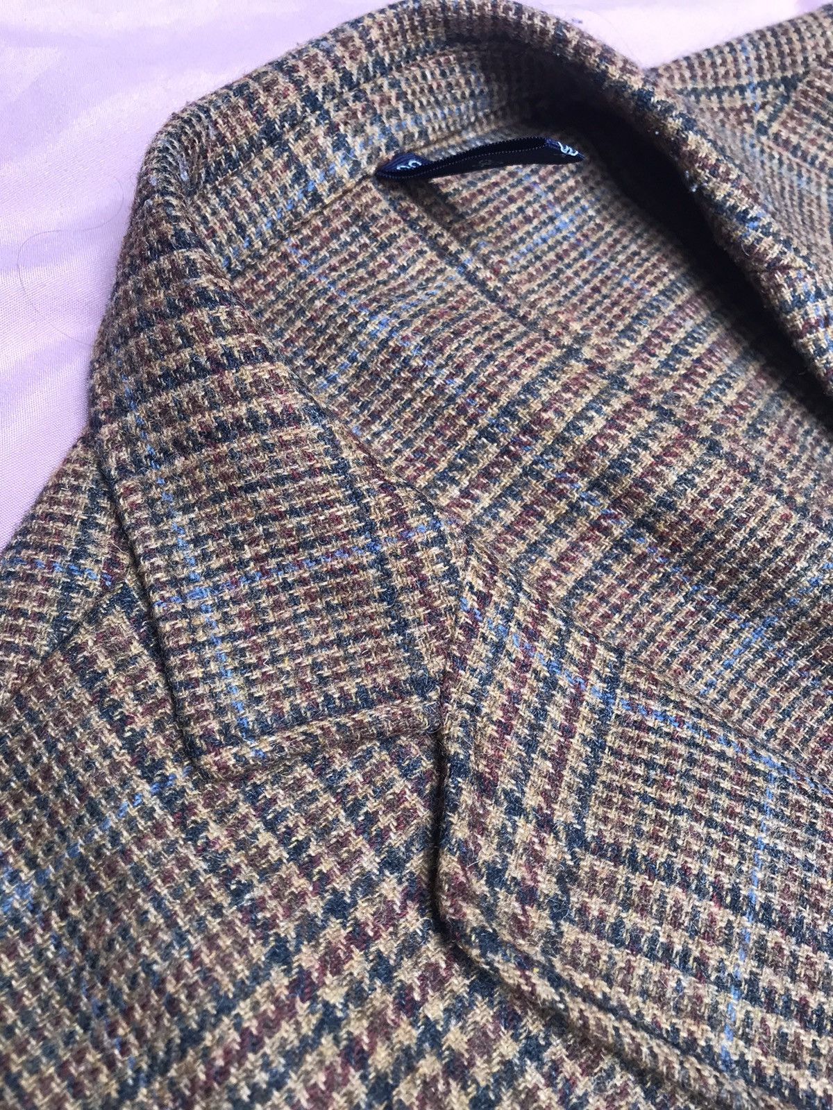 Other SILBON LAMBSWOOL TWEED UNLINED UNCANVASSED UNPADDED SHOULDER Size 40R - 12 Thumbnail